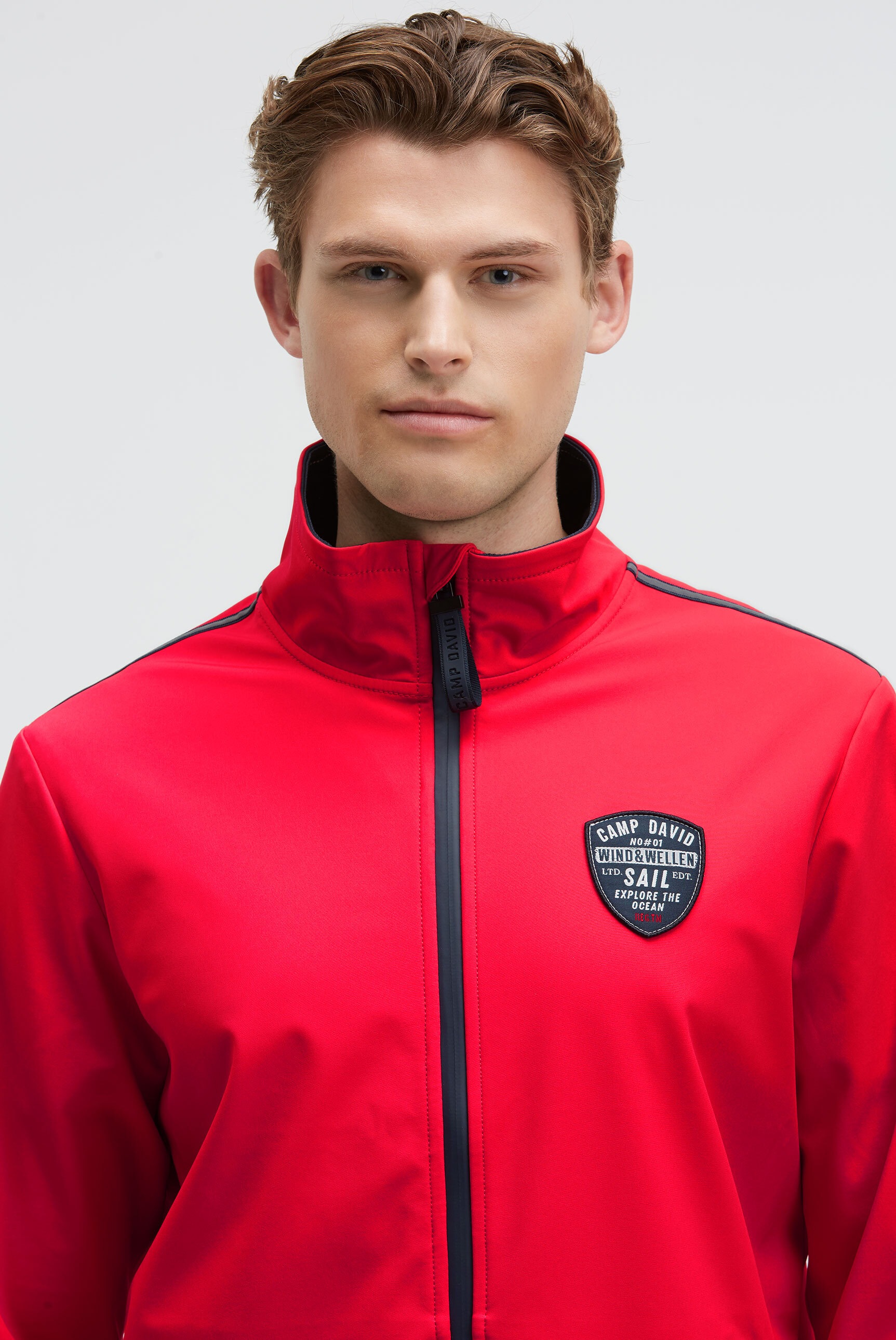 Camp David Herren Softshelljacke Rot 4XL 3