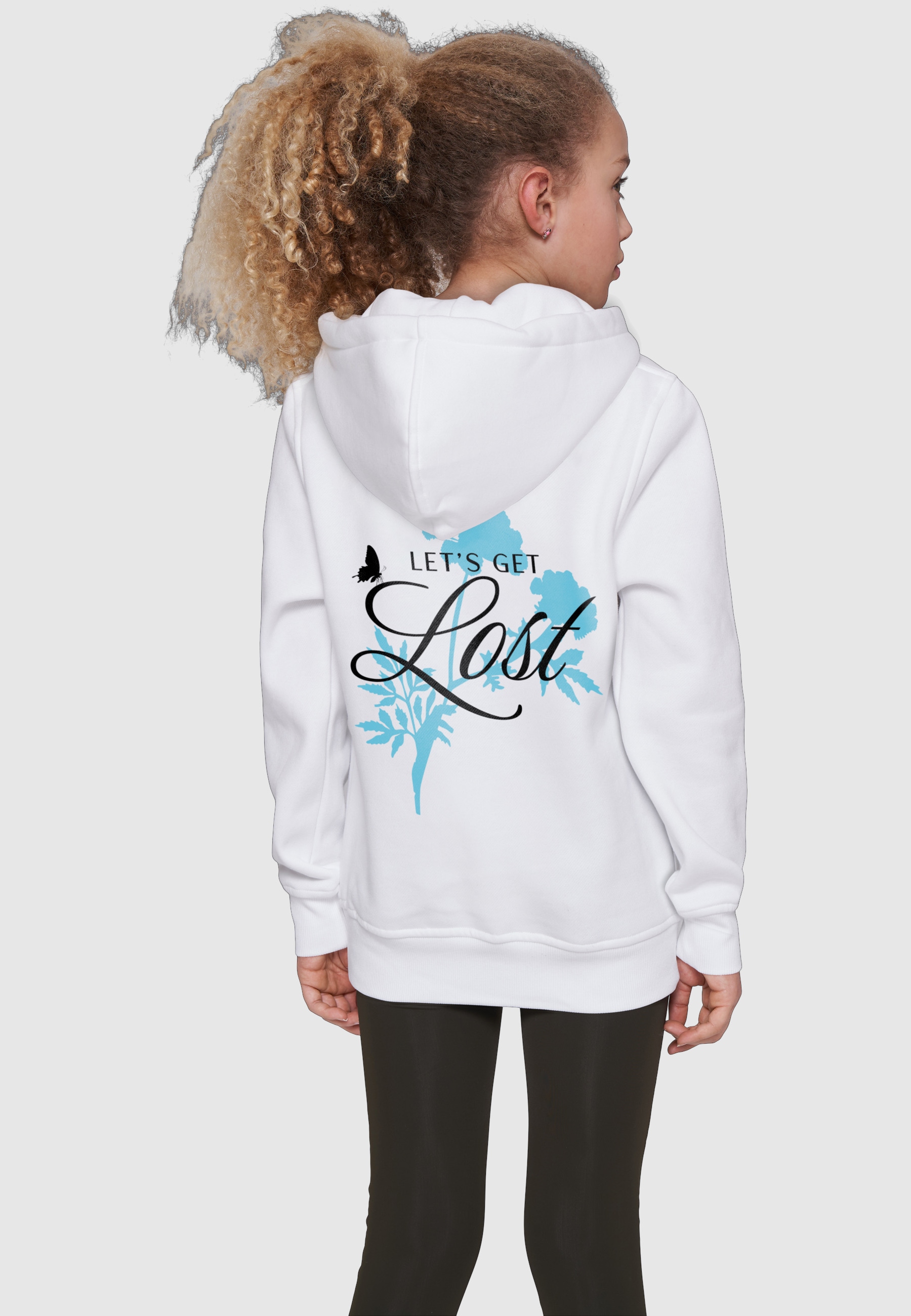 MisterTee Kapuzenpullover »MisterTee Lost Flowers Basic Kids Hoody« 1 Stk.