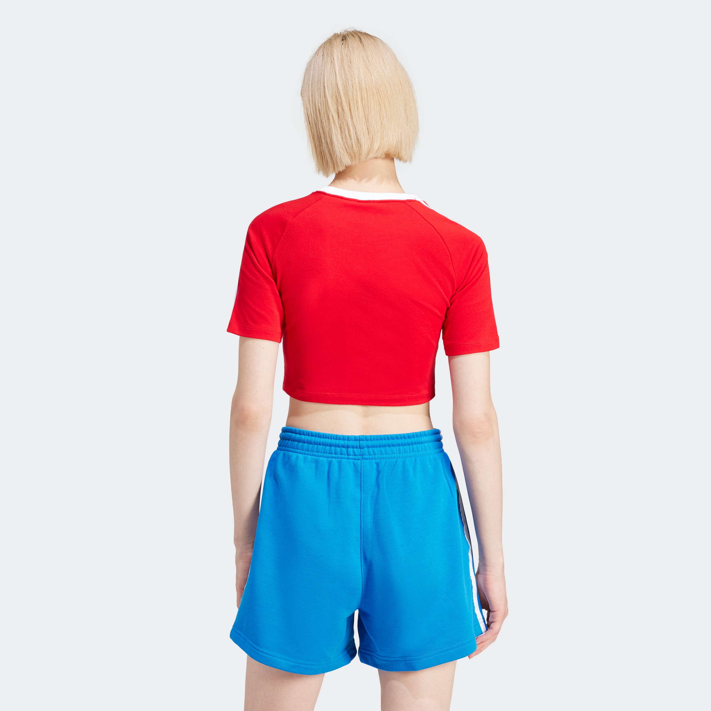 adidas Originals T-Shirt »3 S BABY TEE«, Cropped drei Streifen Shirt