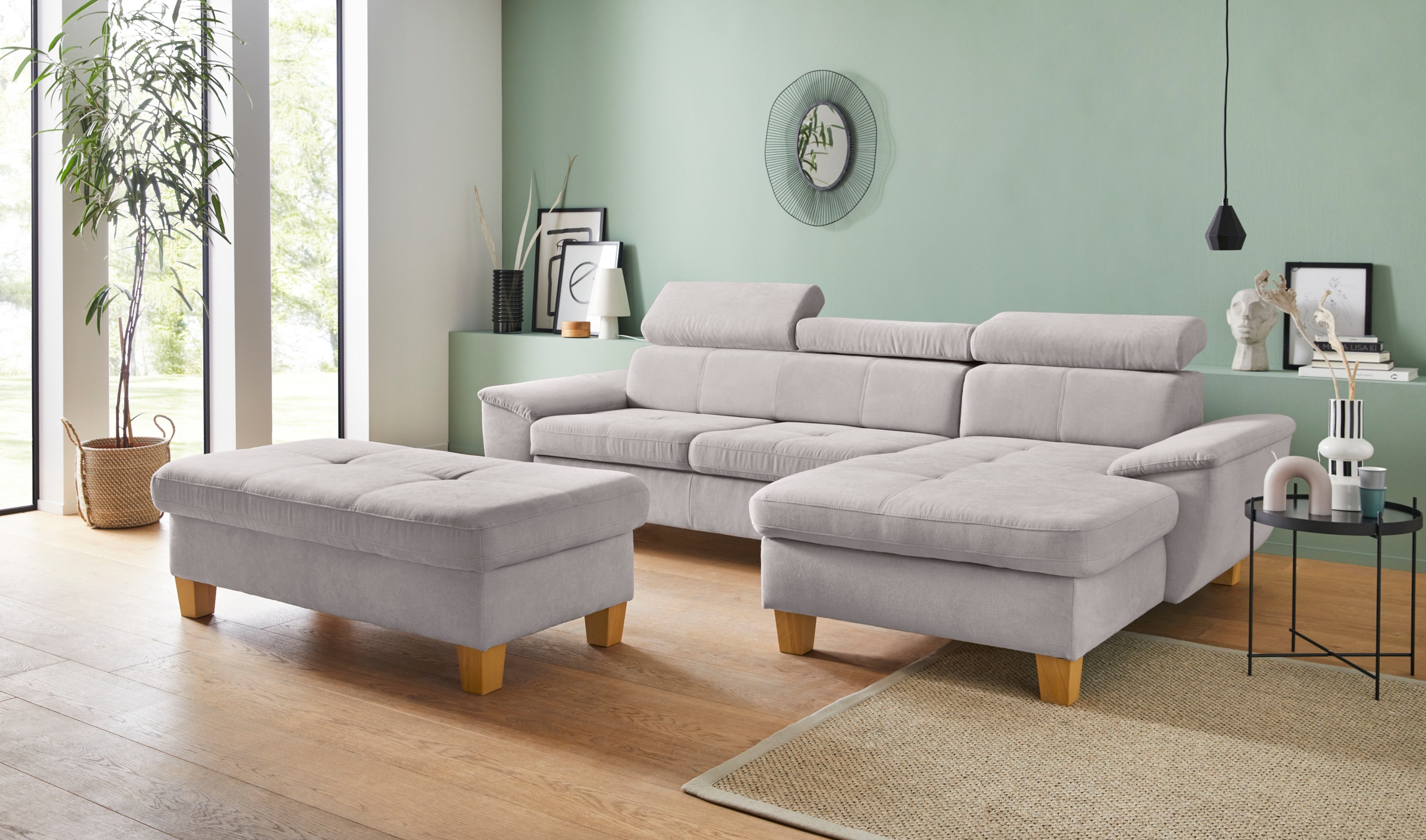 exxpo - sofa fashion Hocker »Enya Bankhocker mit Staufach unter der Sitzfläche«, schöne Detailverarbeitung