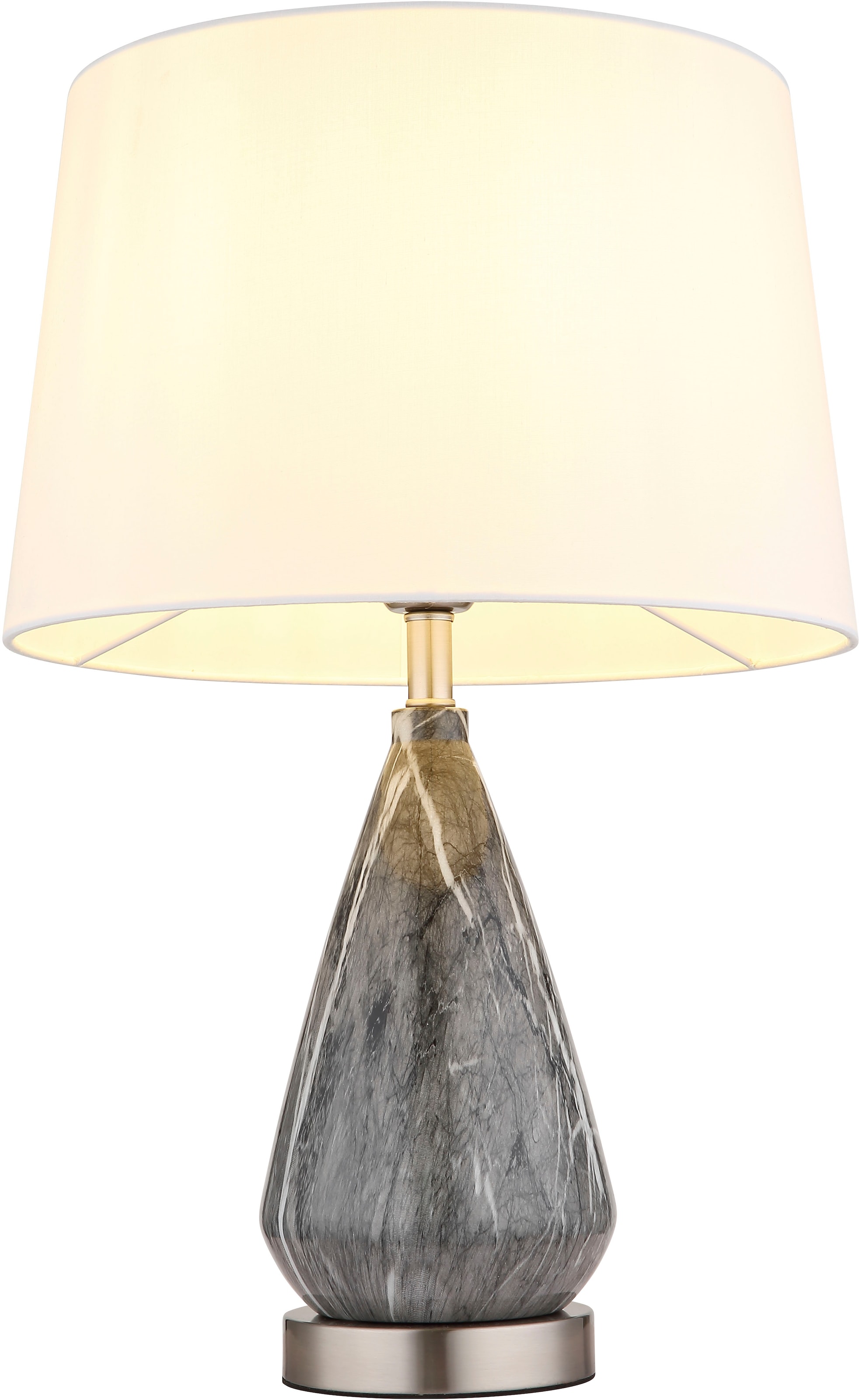 GLOBO LIGHTING Tischleuchte »KISA« E27 1 Stk. Tischlampe Nachttischlampe Deko-Tischleuchte Schlafzimmer