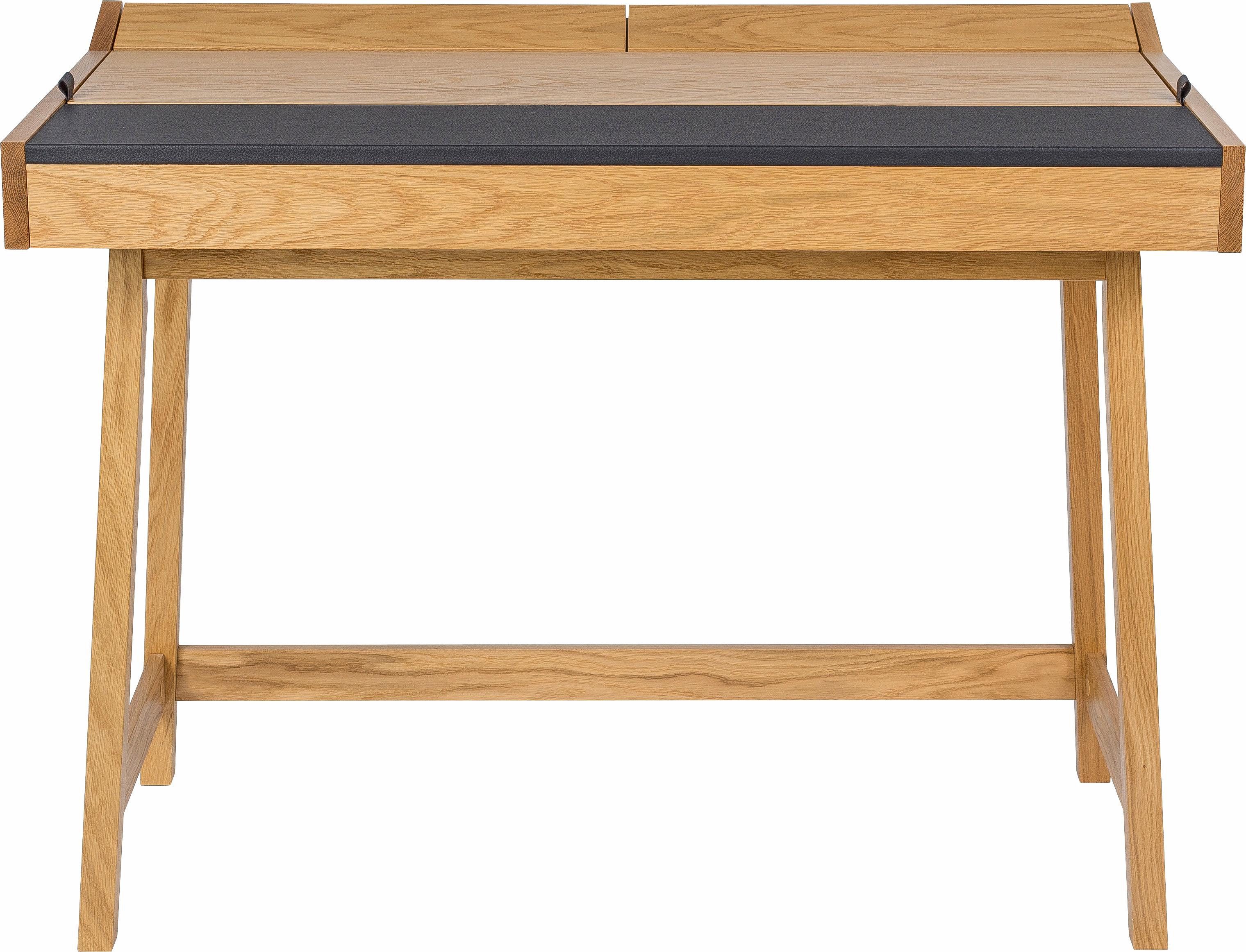 Thumbnail - Woodman Schreibtisch "Brompton" im skandinavian Design, Gestell aus massiver Eiche, FSC-zertifiziert