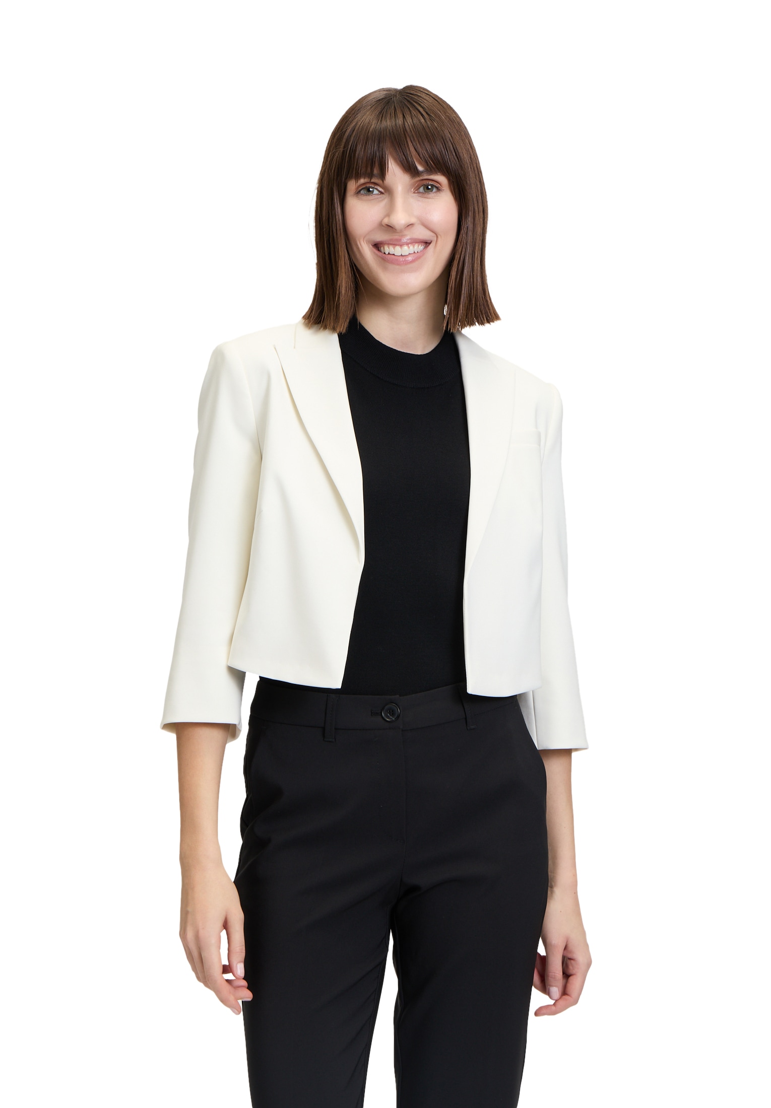 Betty Barclay Jackenblazer "Betty Barclay Damen Kurzblazer mit 3/4 Arm", Ma günstig online kaufen