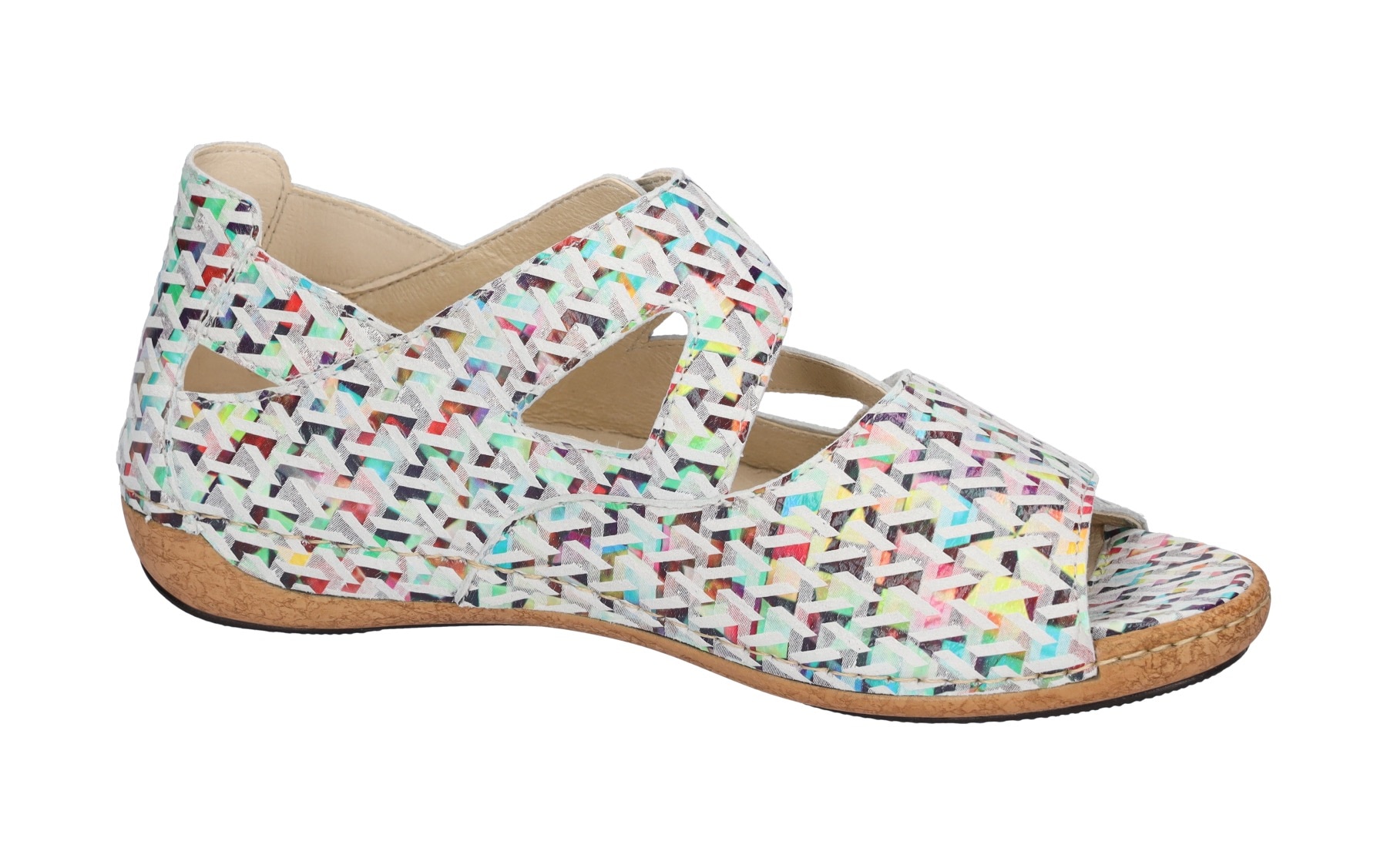 Waldläufer Sandale, Klettschuh, Bequemschuh, Sommerschuh in Komfortweite H (= sehr weit)