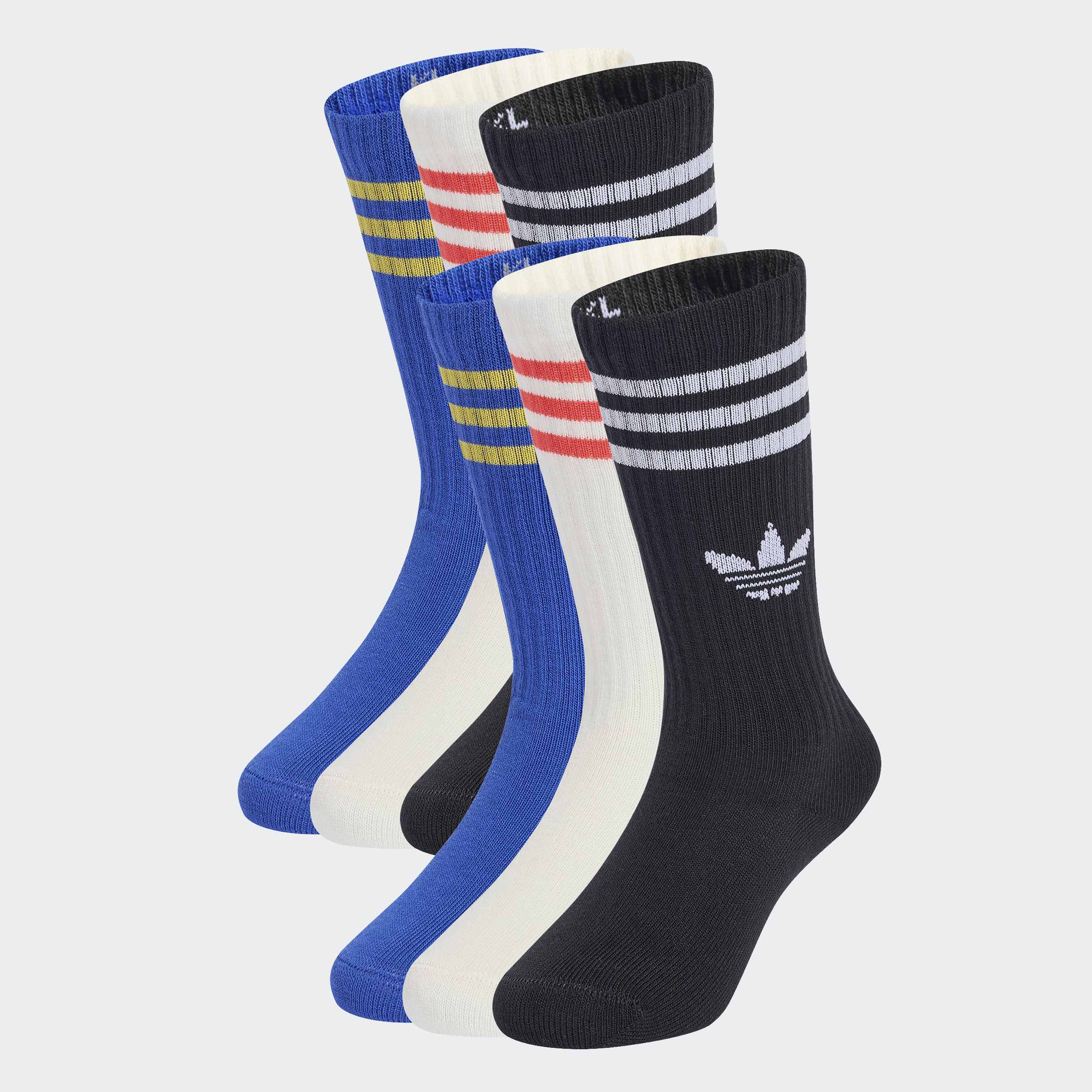 adidas Originals "3-STREIFEN KIDS CREW 6 PARA" 6 Paar tlg.