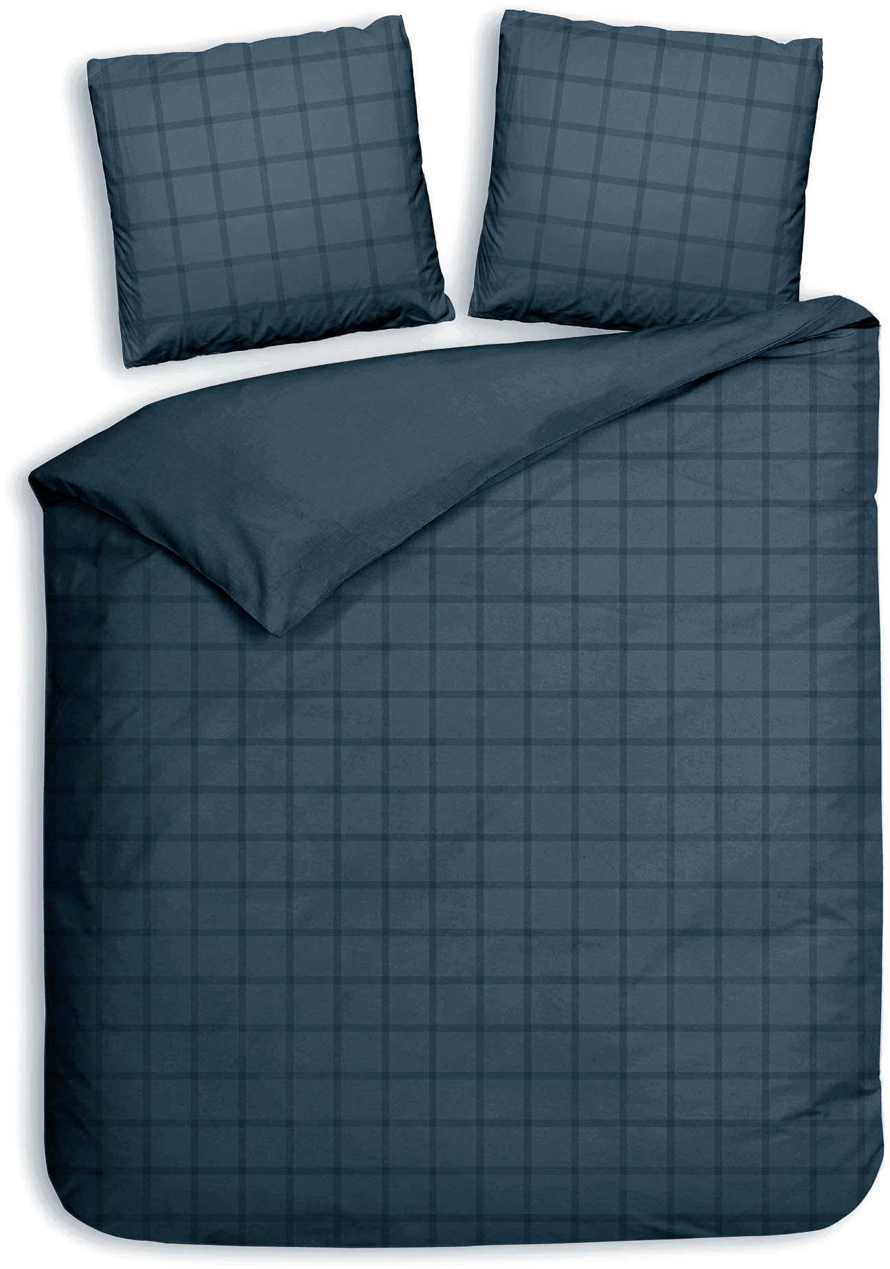 Heckett & Lane Wendebettwäsche "Diamante" 3 Stk. tlg. kariert, hochwertiges günstig online kaufen