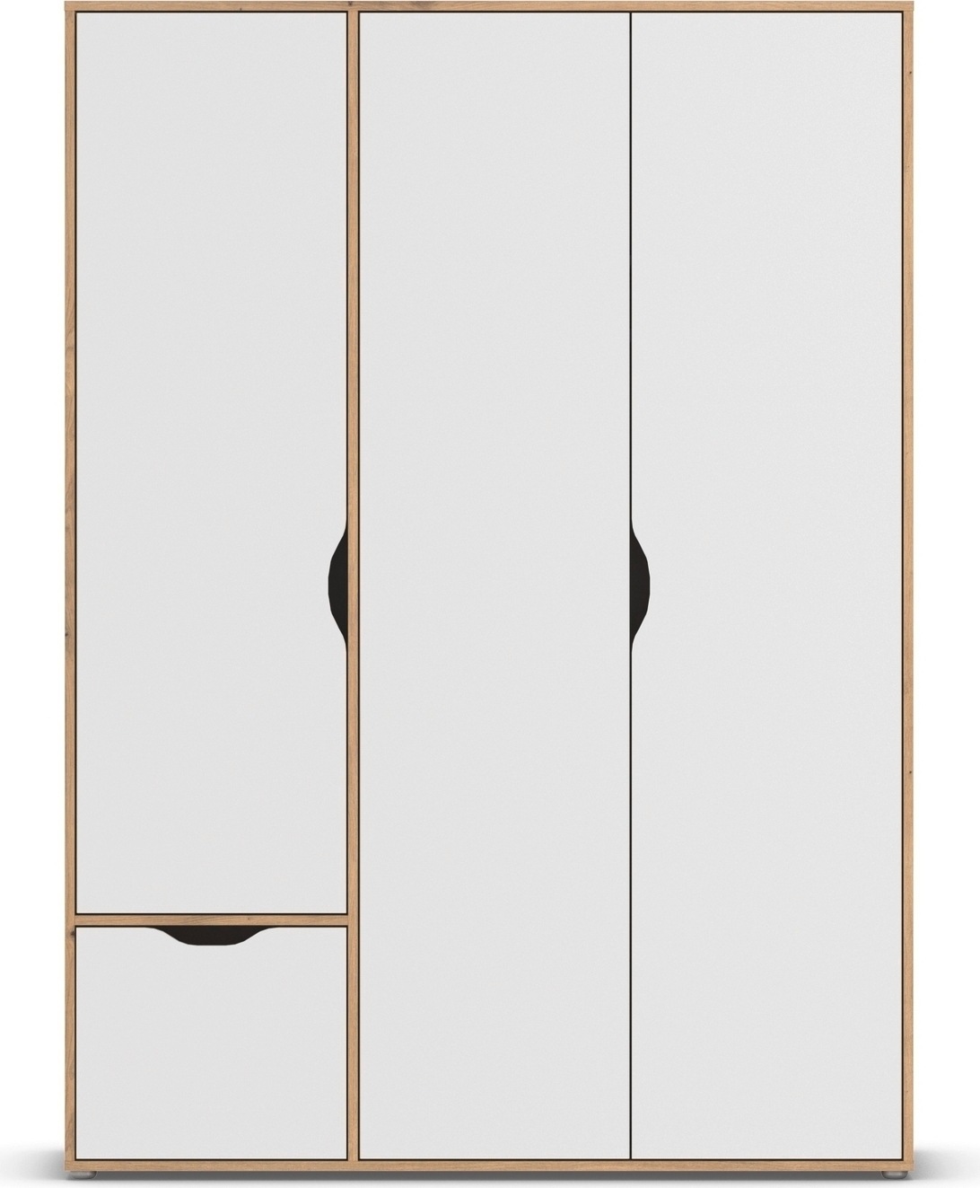 rauch Drehtürenschrank »Kleiderschrank Schrank Garderobe Wäscheschrank NARAI mit Schubladen«, (in 3 verschiedenen Ausstattungen BASIC/CLASSIC/PREMIUM), Griffausfräsungen für eine grifflose Optik TOPSELLER MADE IN GERMANY
