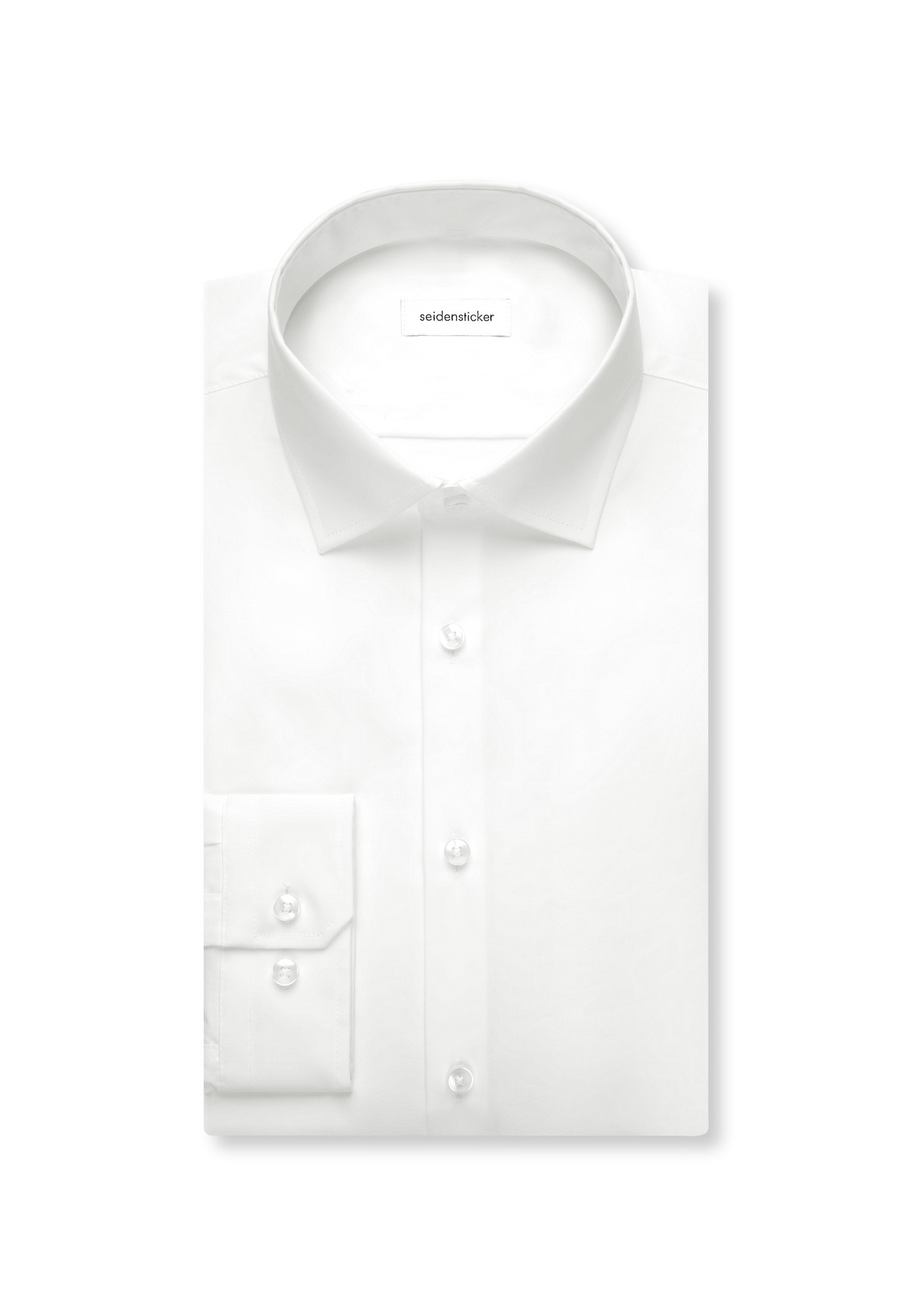 seidensticker Businesshemd »Schwarze Rose« Shaped 1/1 Extra lang Kentkragen Uni