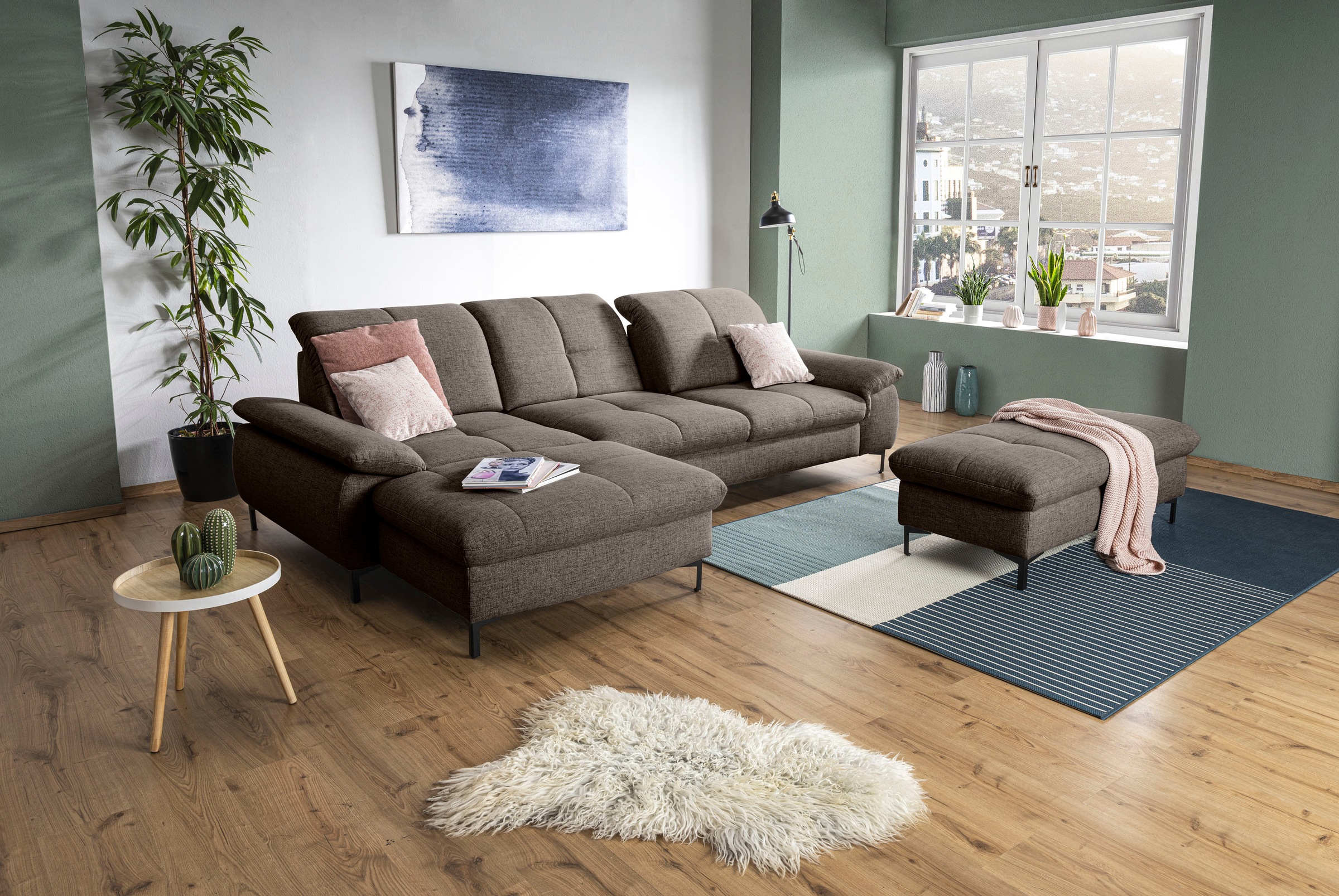 alina Ecksofa "Melina" In 2 Breiten, Wahlweise mit und ohne Bettfunktion günstig online kaufen