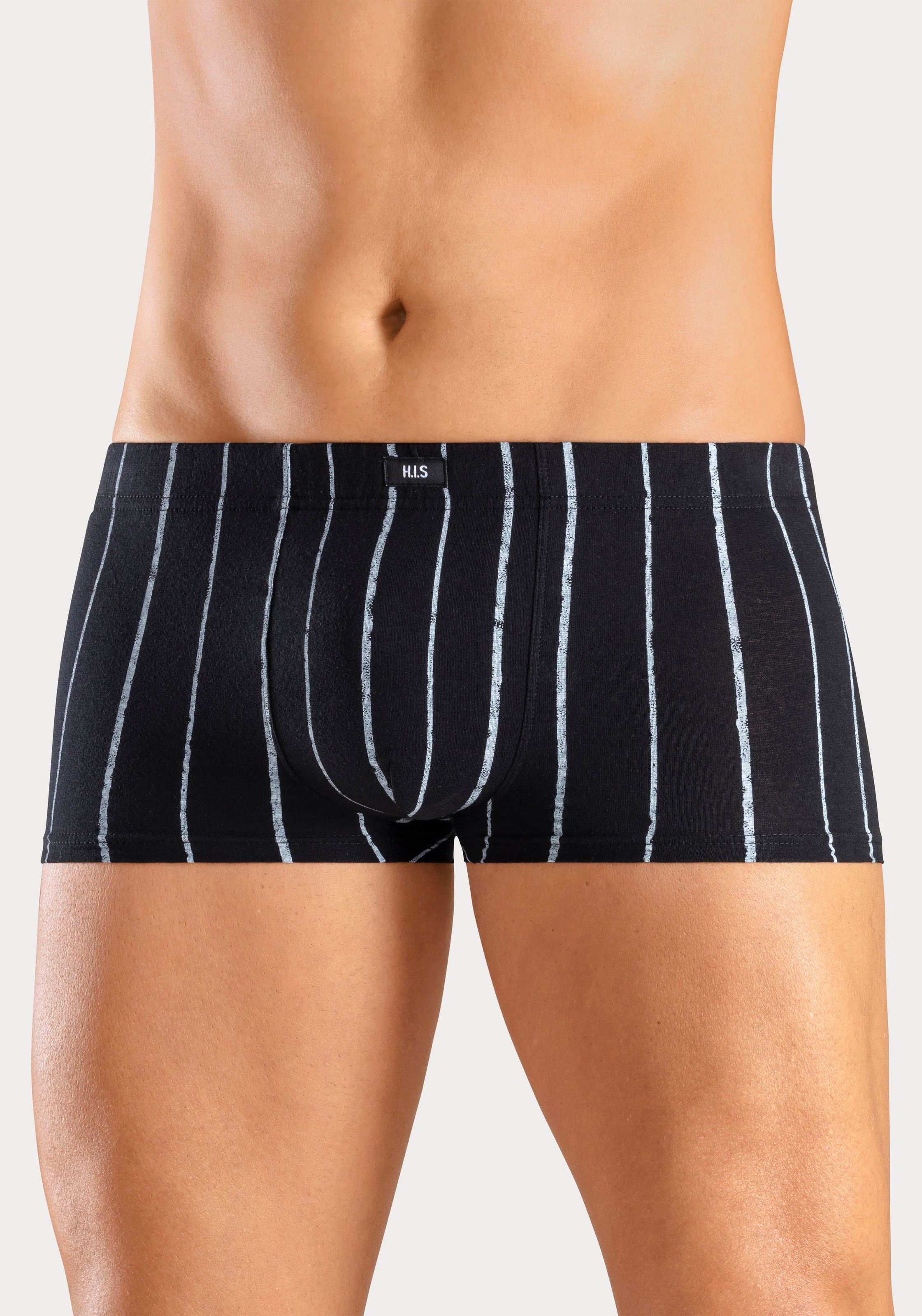 H.I.S Hipster, 5 Stk. knapp sitzende Boxershorts aus Baumwoll-Stretch günstig online kaufen
