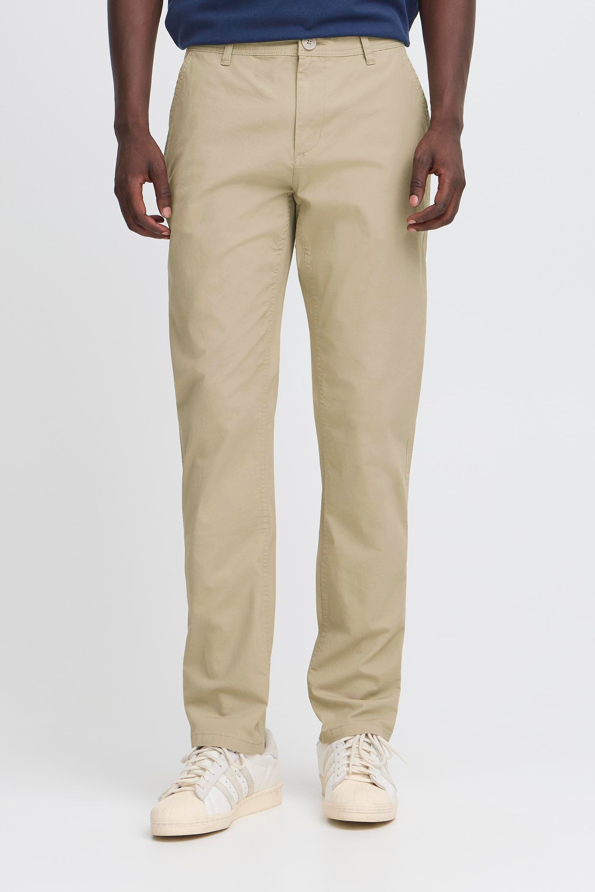 Chinohose BLEND "Chinohose BHTiran", Herren, Gr. 31, Länge 34, beige (dune), Obermaterial: 98% Baumwolle CO. 2% Elasthan EL., Hosen Chinohose