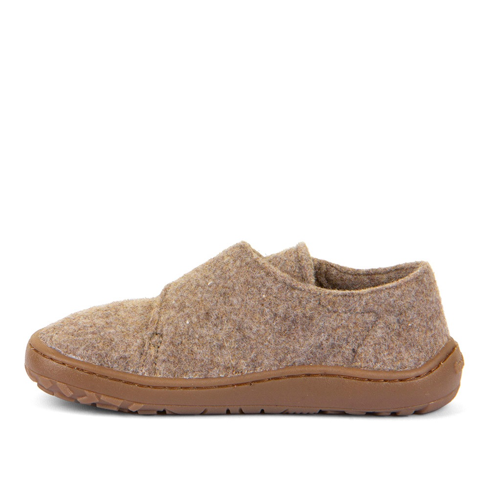 froddo® Hausschuh »BAREFOOT WOOLY«, Klettschuh, Kindergartenschuh mit Wollfutter