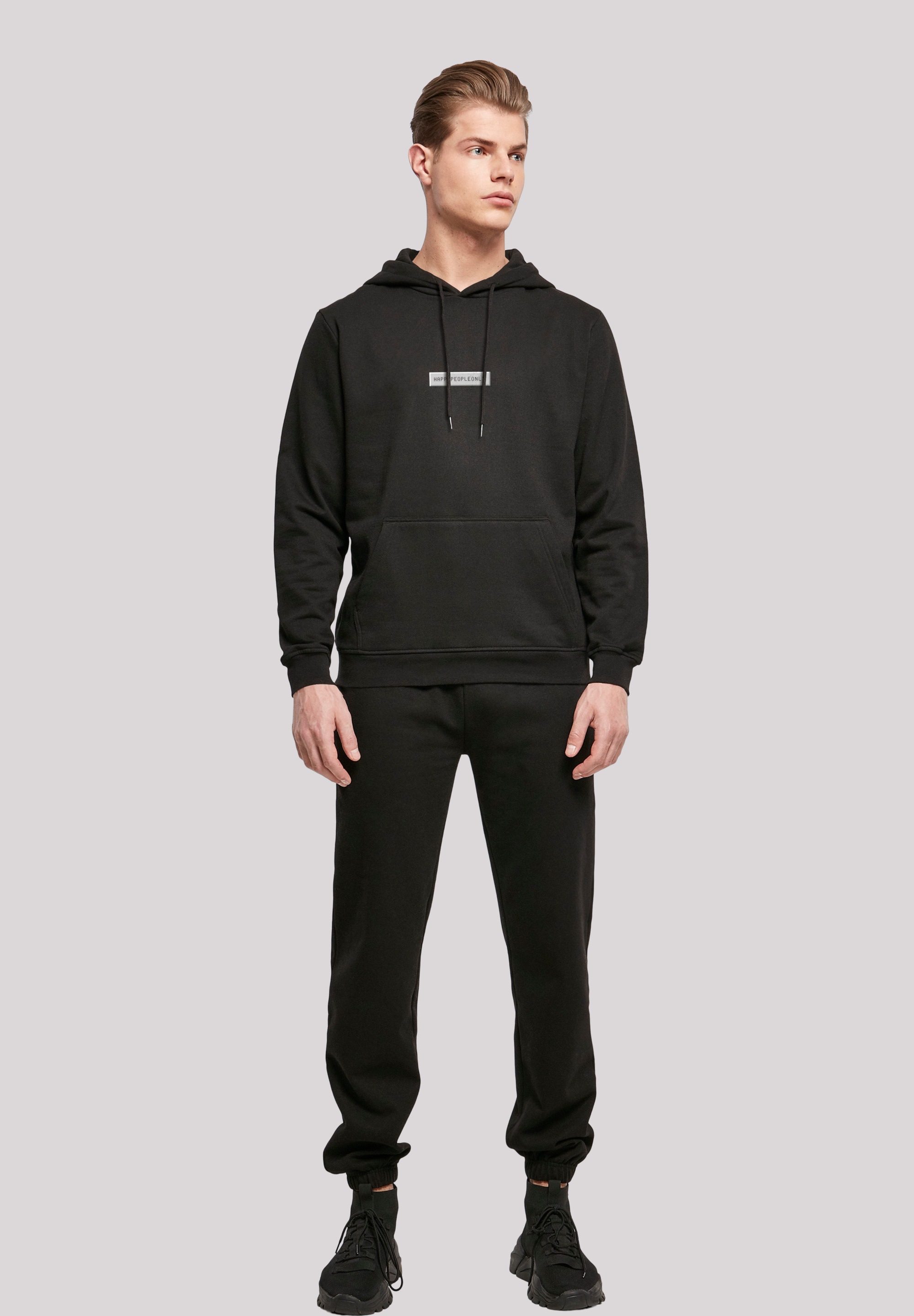 F4NT4STIC Kapuzenpullover »SIlvester Party Happy People Only« Print