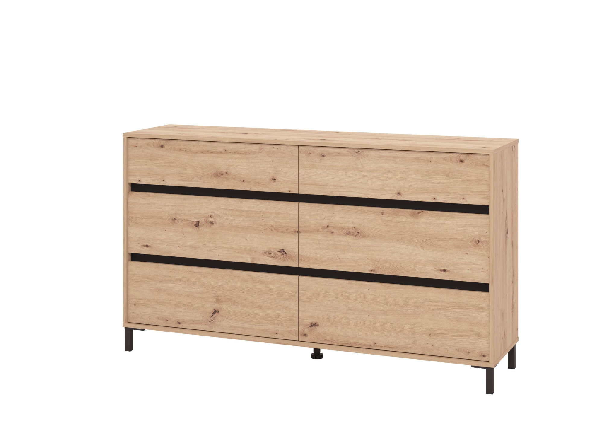 Home affaire Kommode "Marron, Sideboard mit Schubkästen, vielseitig einsetzbar" in 2 Breiten 80 und 157 cm, mit geräumigen Schubladen