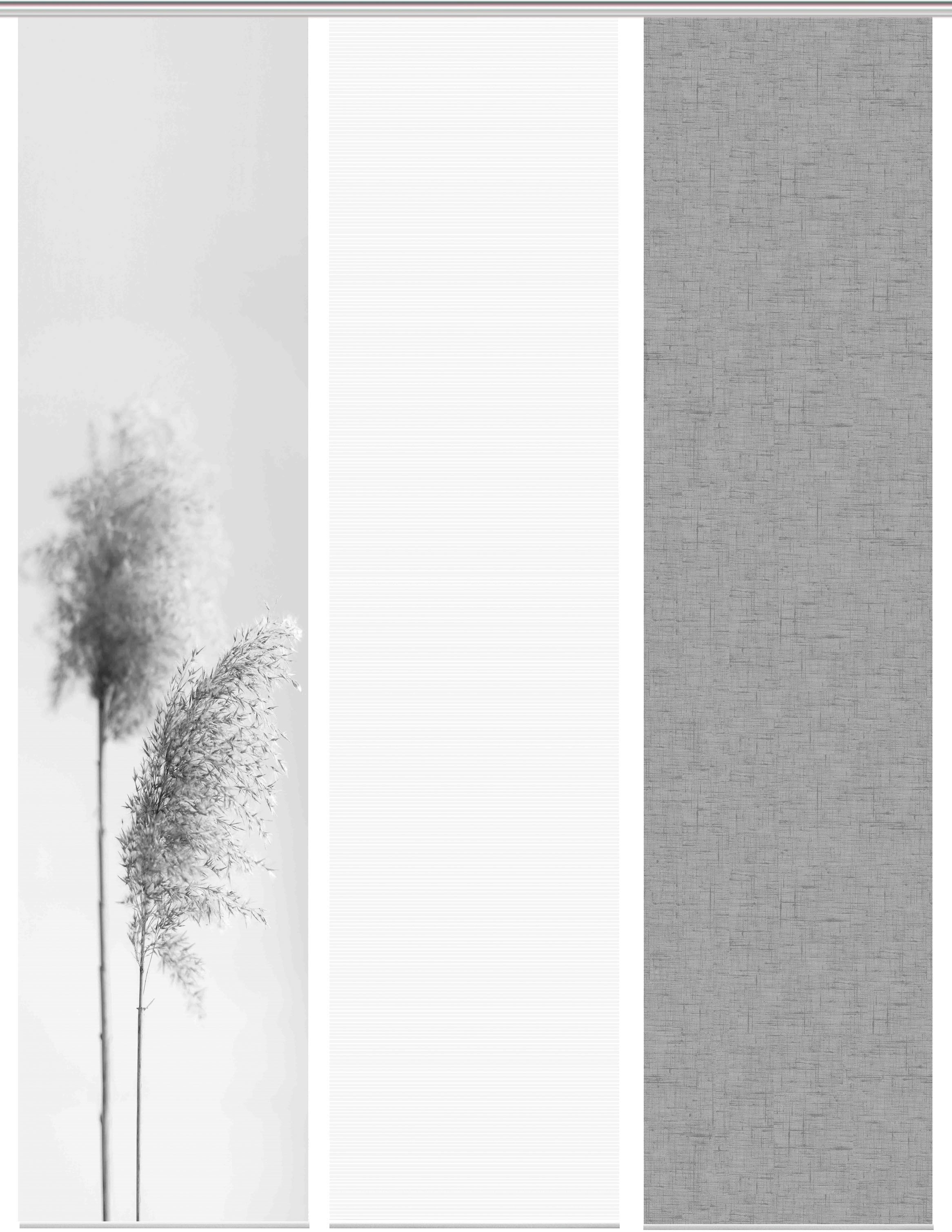 Vision S Schiebegardine »IRLOS 3er SET« Paneelwagen 3 Stk. tlg. Schiebevorhang Digidruck 3er Set IRLOS