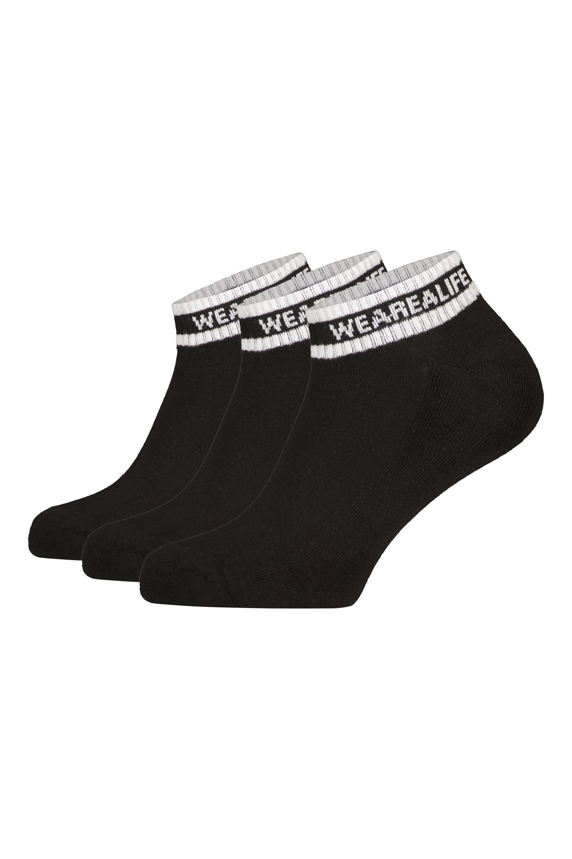 Alife & Kickin Socken kurze sportliche Socken mit Steifen, aus Baumwolle mit weichem Bund