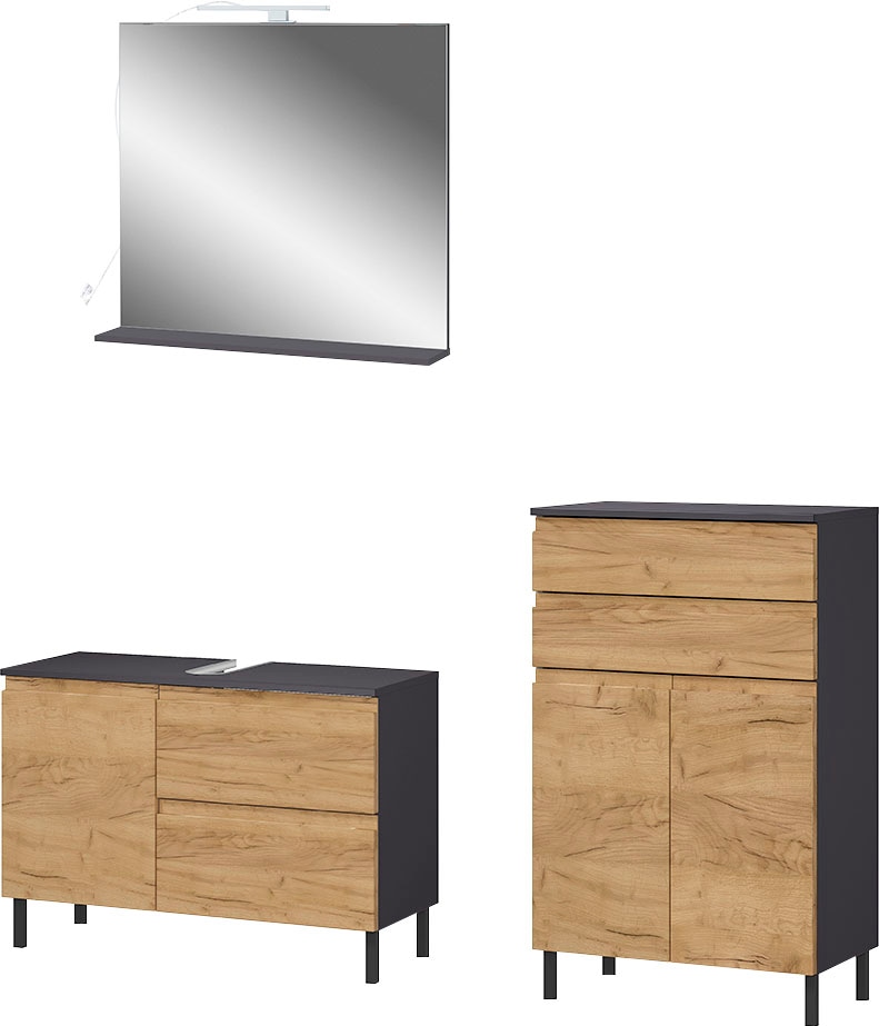 GERMANIA Badmöbel-Set "Scantic" Set, 3 Stk. tlg. günstig online kaufen