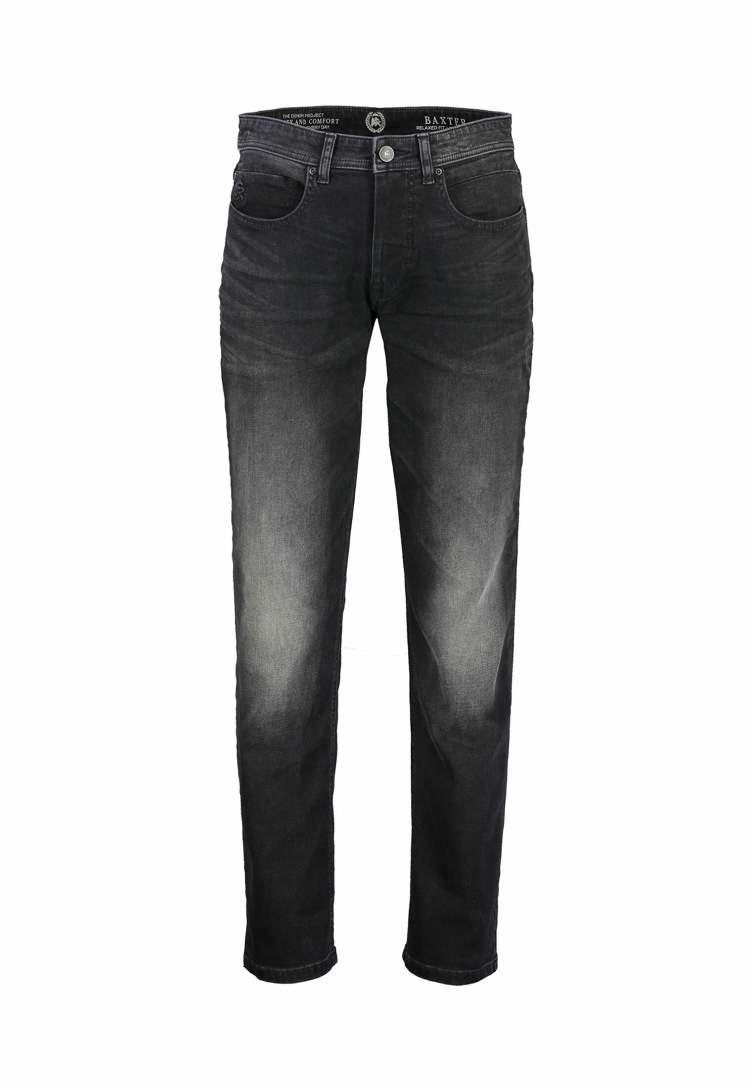 LERROS Relaxhose "LERROS BAXTER 5-Pocket-Denim im Used-Look, RELAXED FIT, b günstig online kaufen