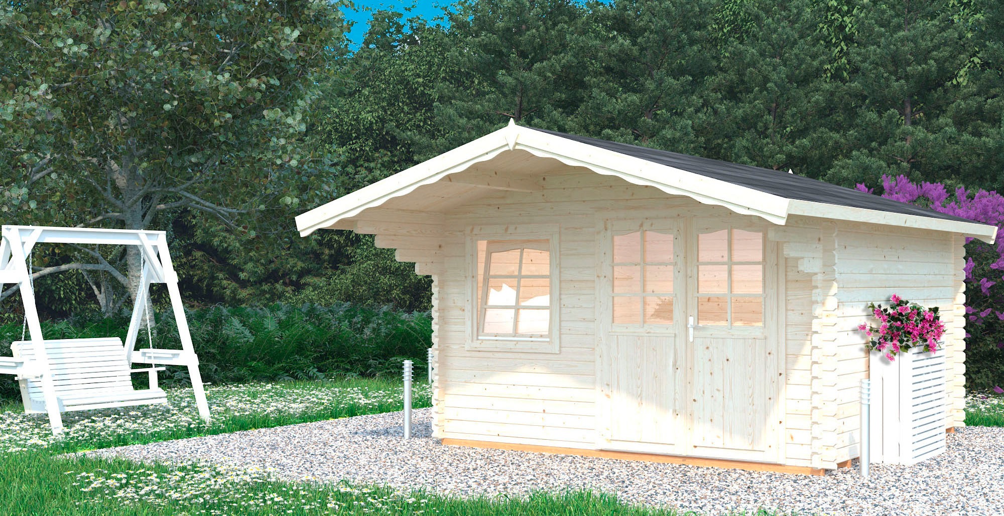 Palmako Gartenhaus "Sally", 12,3 qm günstig online kaufen