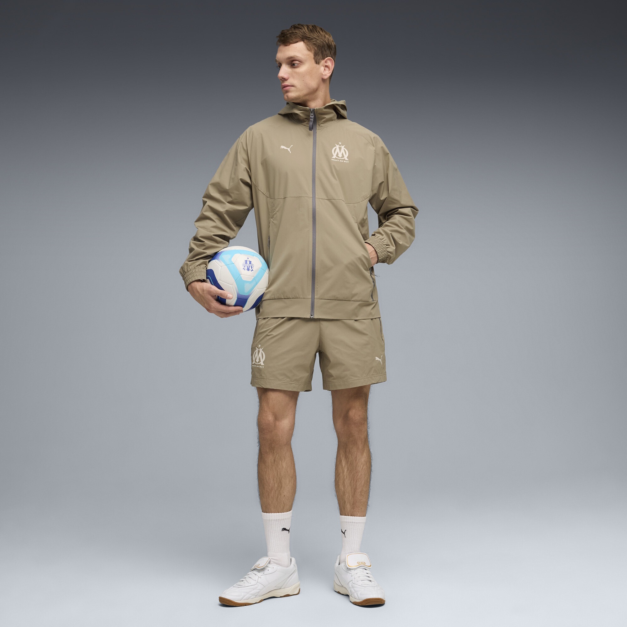 PUMA Trainingsjacke »Olympique de Marseille PUMATECH Gewebte Jacke Herren«