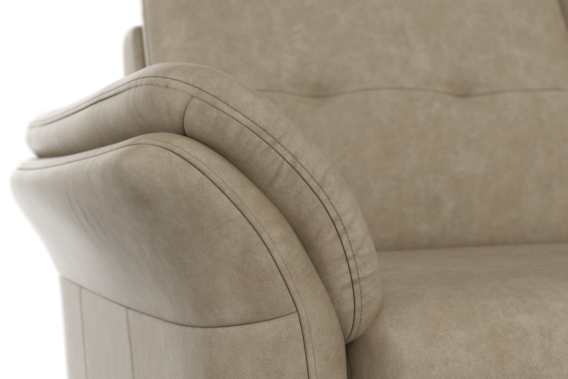 sit&more 2-Sitzer »Göteborg«, inklusive Sitztiefenverstellung und Federkern
