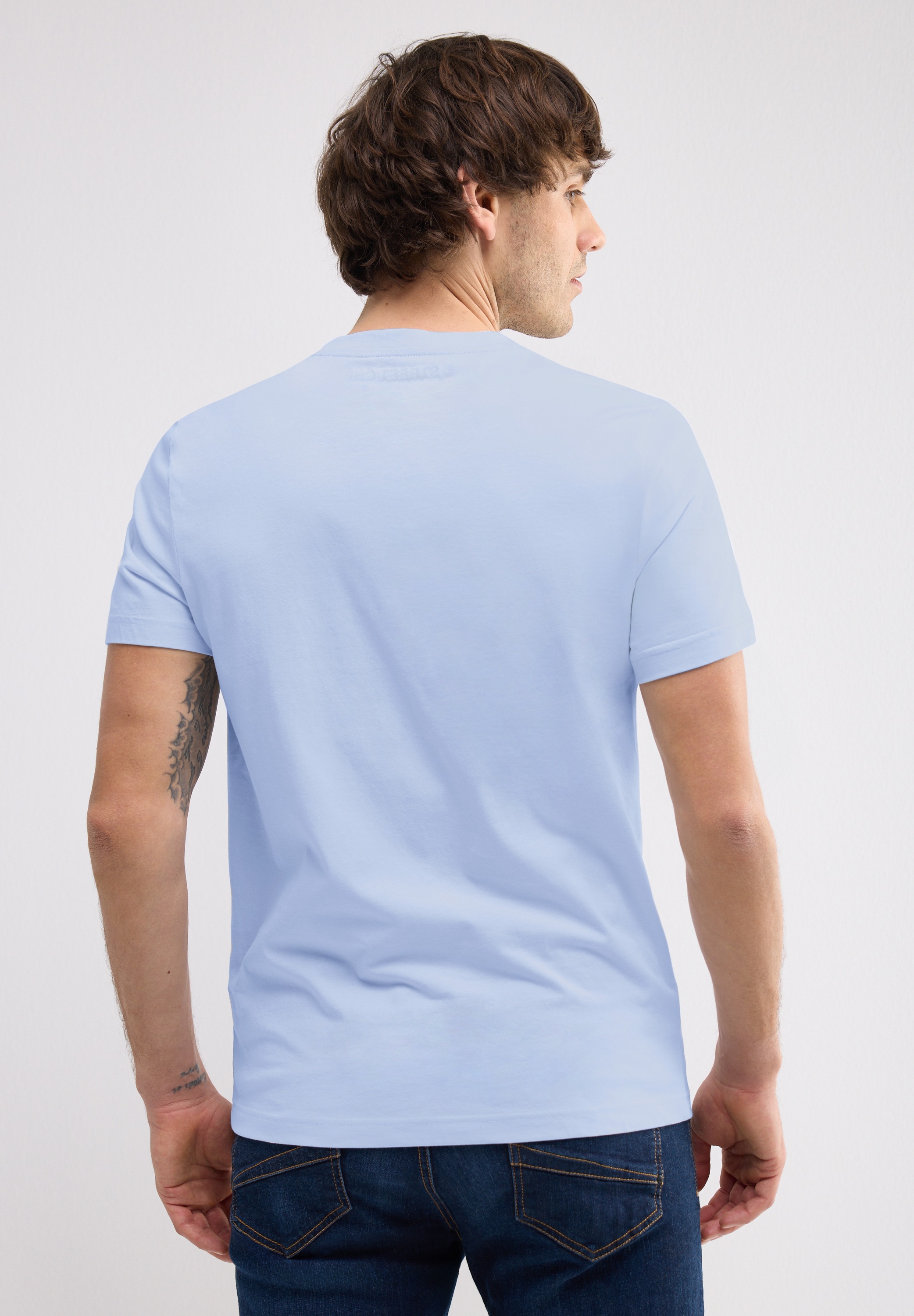 STREET ONE MEN T-Shirt, aus reiner Baumwolle