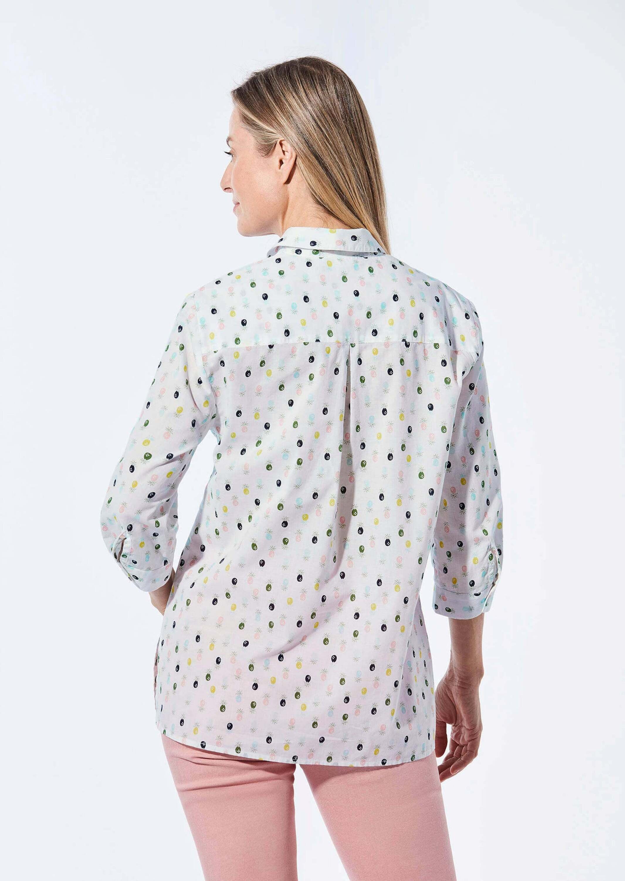 GOLDNER Klassische Bluse »Bluse Bluse mit Hemdkragen«
