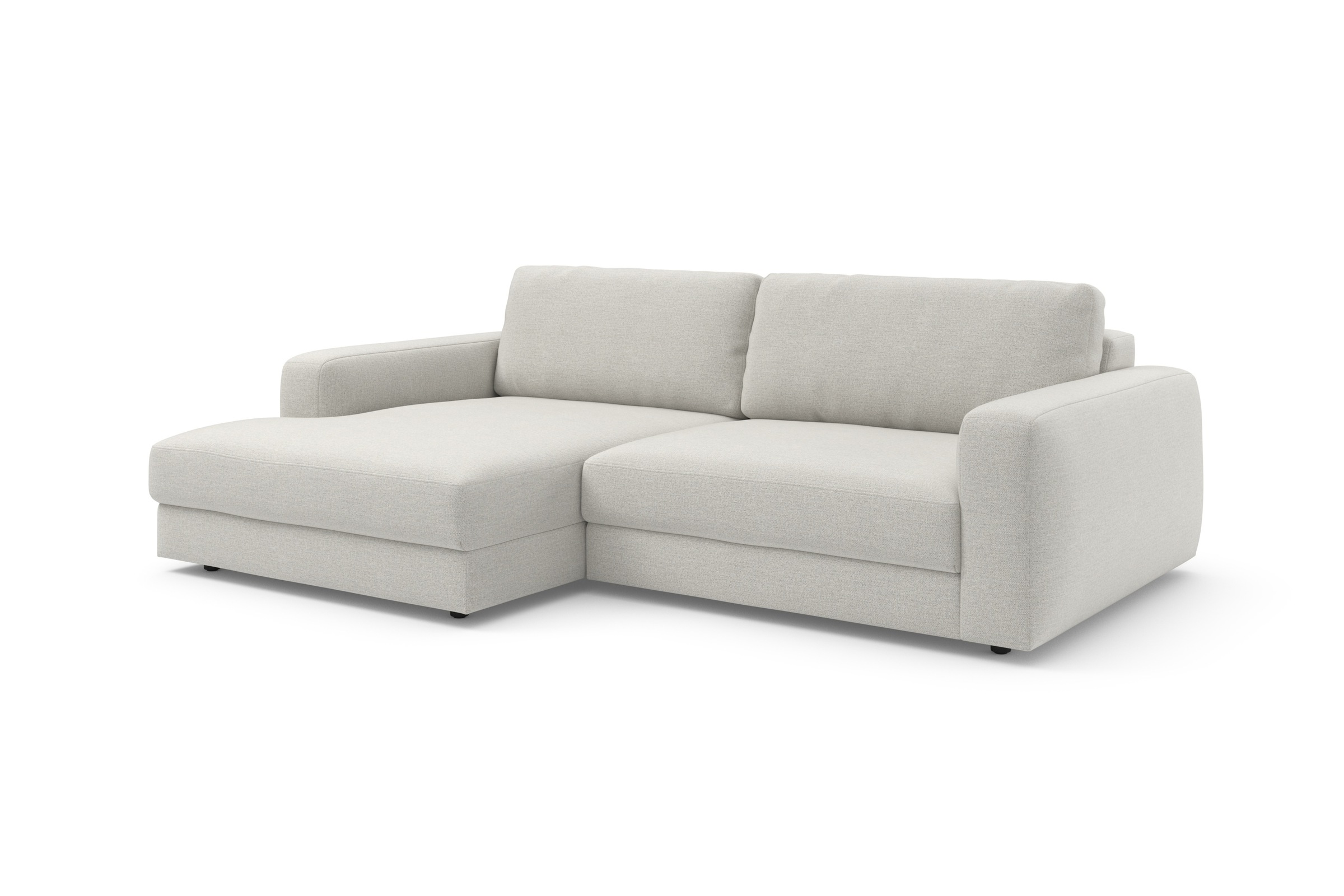 TRENDMANUFAKTUR Ecksofa »Bourbon, Designsofa mit tollem Sitzkomfort, L-Form,«, extra tiefe Sitzfläche, wahlweise mit Sitztiefenverstellung