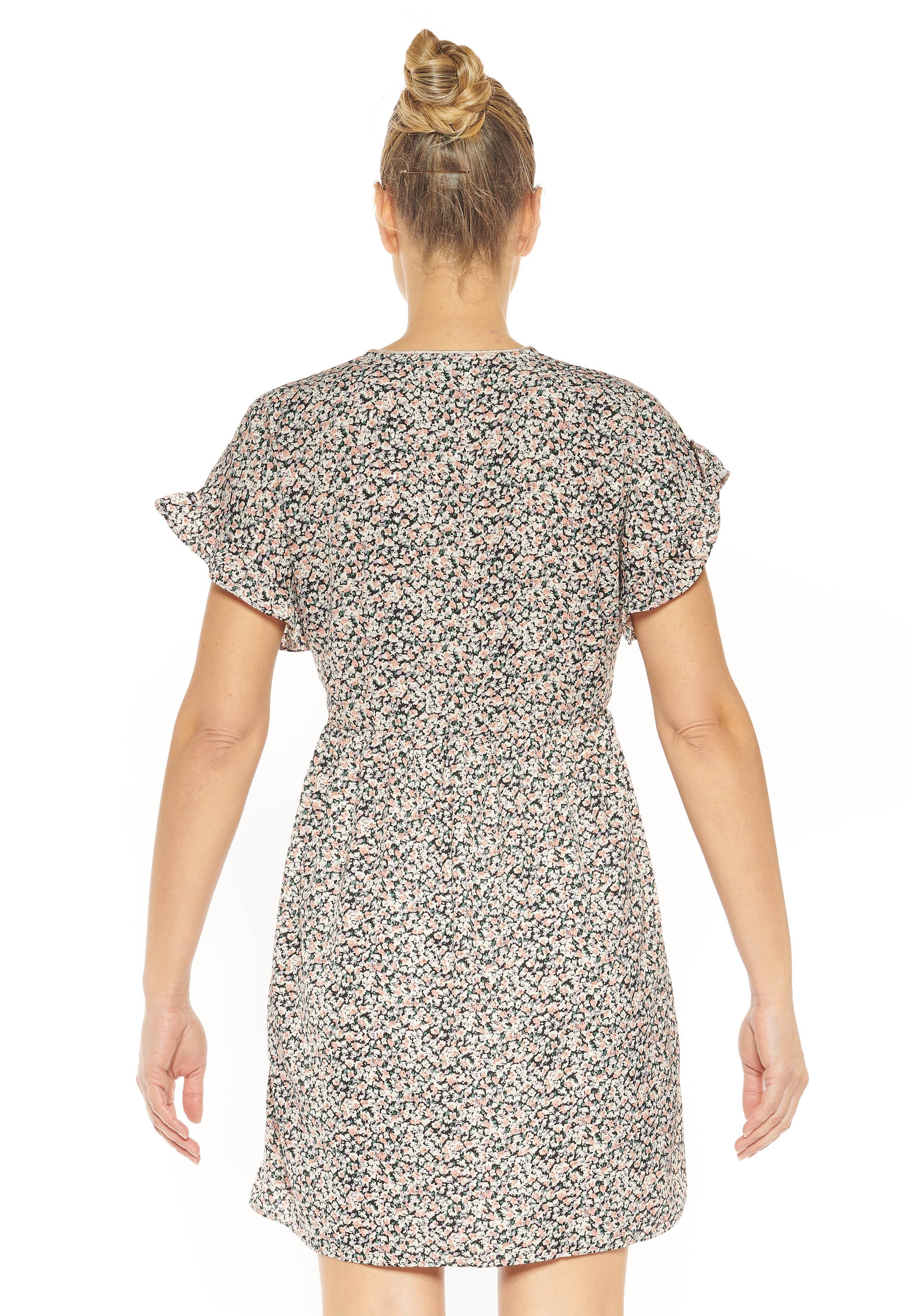 Le Temps Des Cerises Jerseykleid »ANDREAZ«, mit filigranem Alloverprint