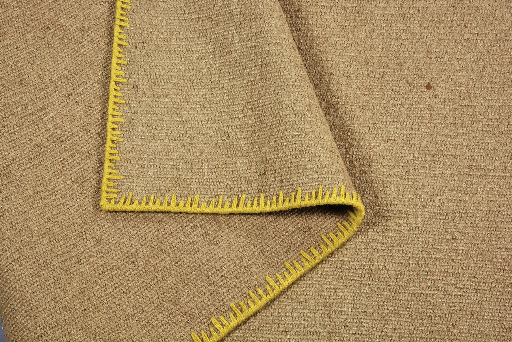 PAD Teppich "Moss" rechteckig 6 mm Höhe Juteteppich, handgewebt, Uni Farben günstig online kaufen
