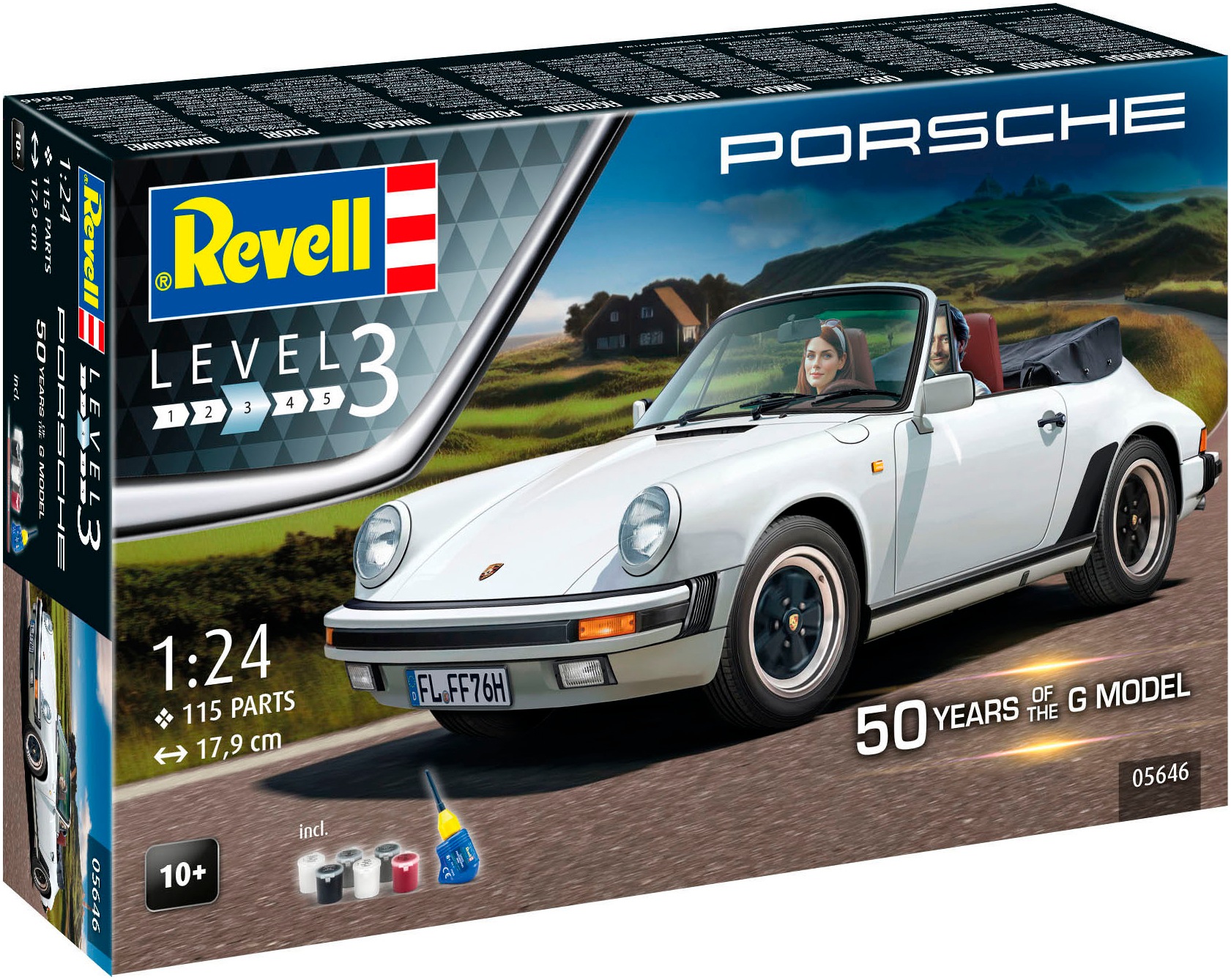 Revell® Modellbausatz »Geschenkset 50 Jahre Porsche 911 G-Model«, 1:24, Made in Europe