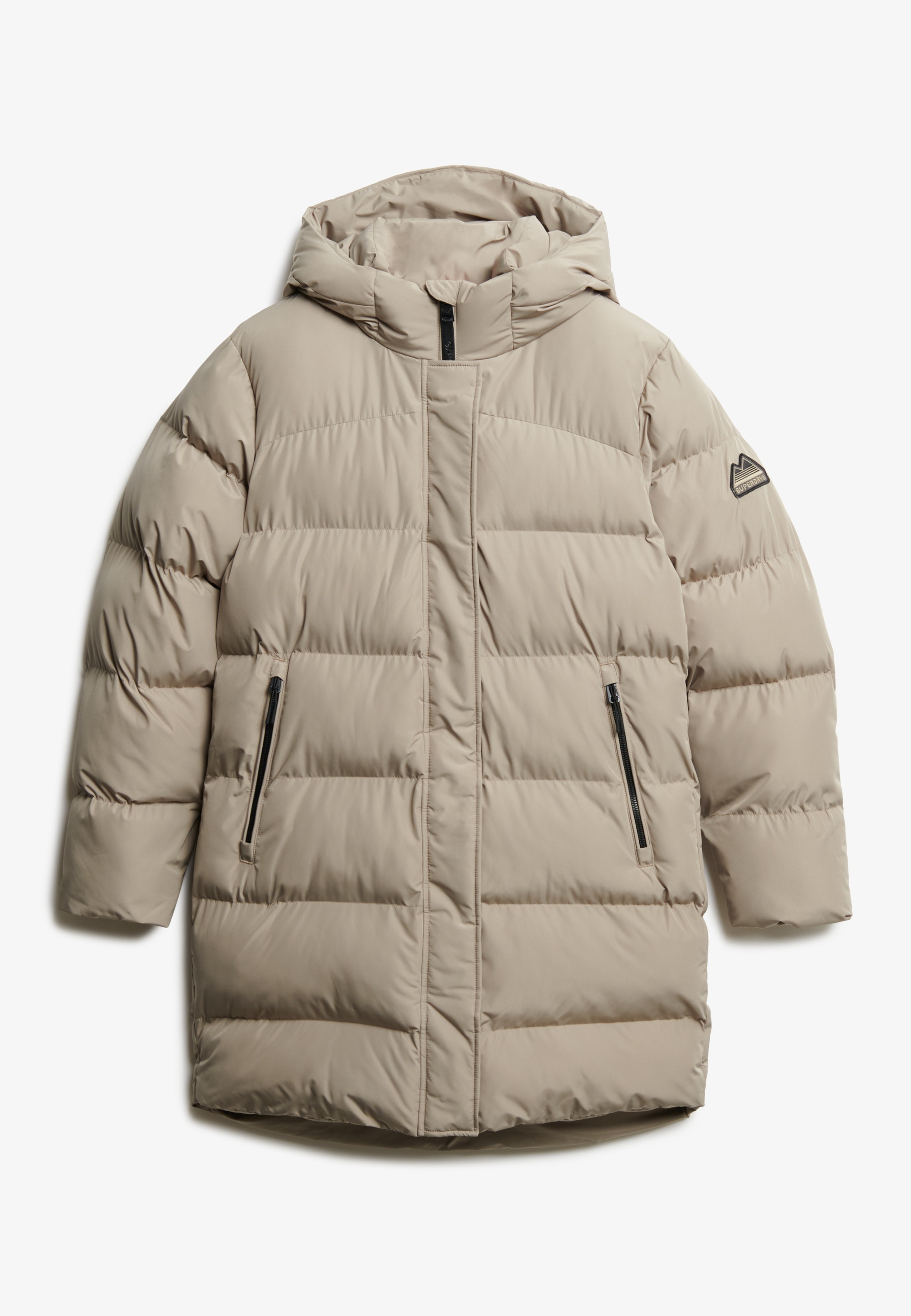 Superdry Steppjacke "HOODED SPORTS PUFFER MID JKT", mit Kapuze günstig online kaufen