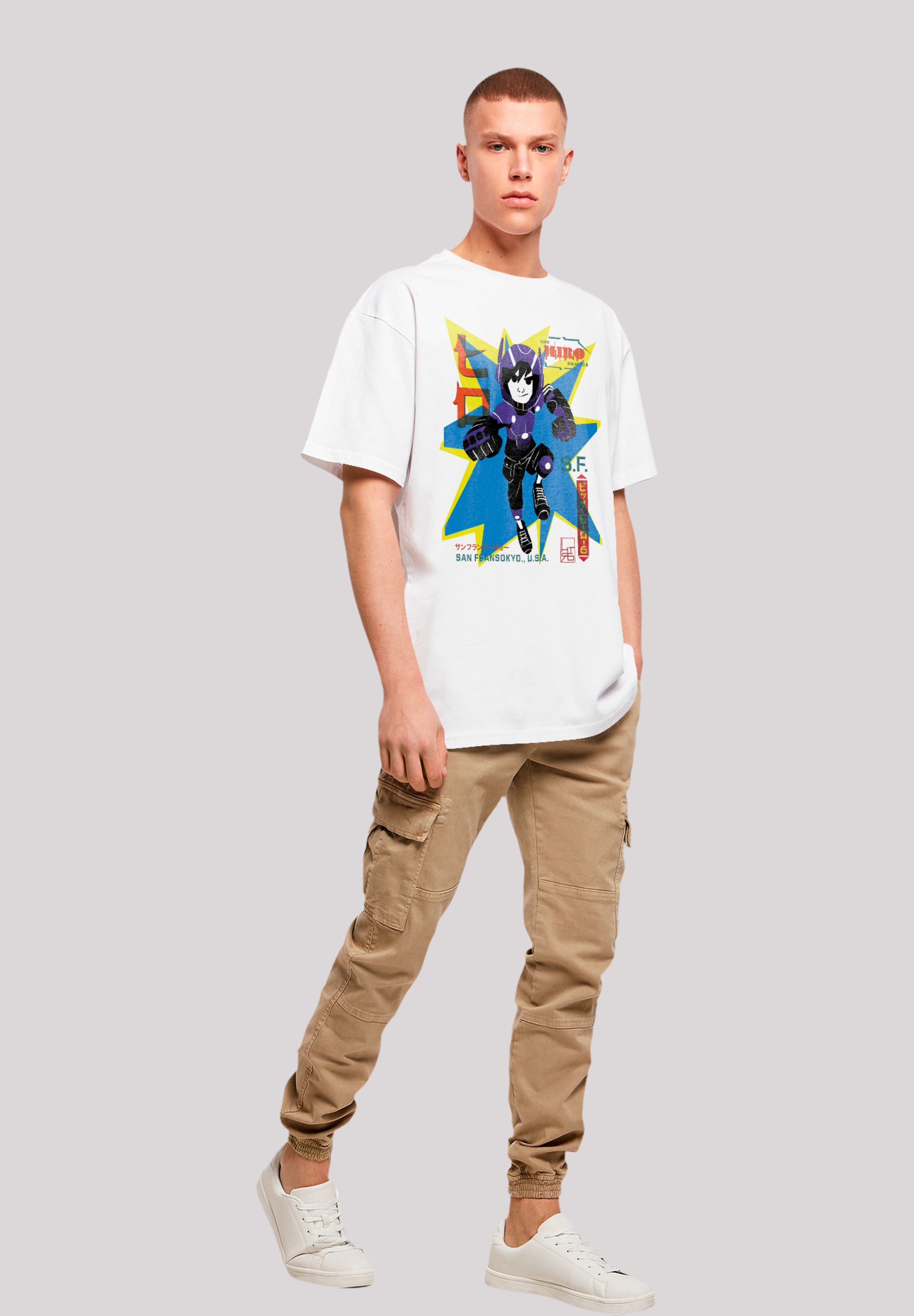 F4NT4STIC T-Shirt »Big Hero 6 Hiro Manga«, Premium Qualität
