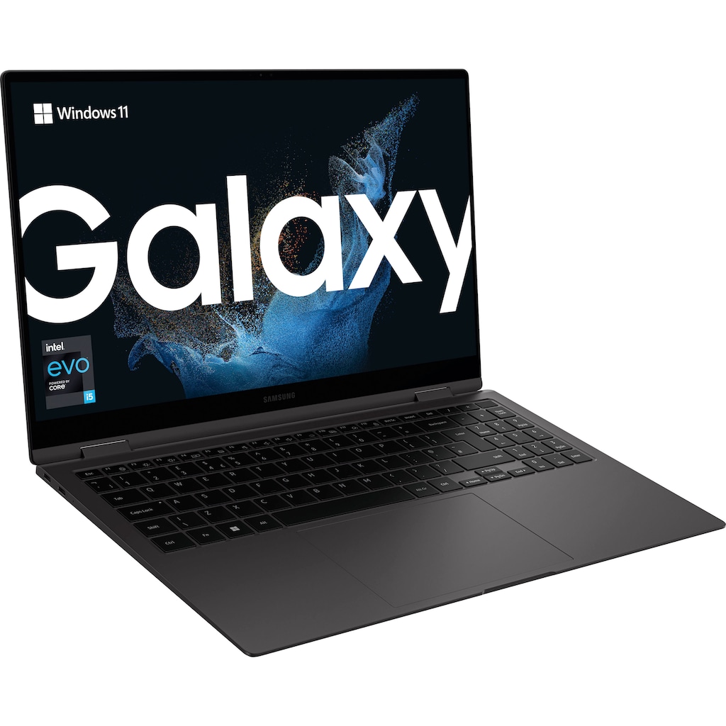 Samsung Convertible Notebook »Galaxy Book2 Pro 360«, 39,62 cm, / 15,6 Zoll, Intel, Core i5, Iris© Xe Graphics, 256 GB SSD