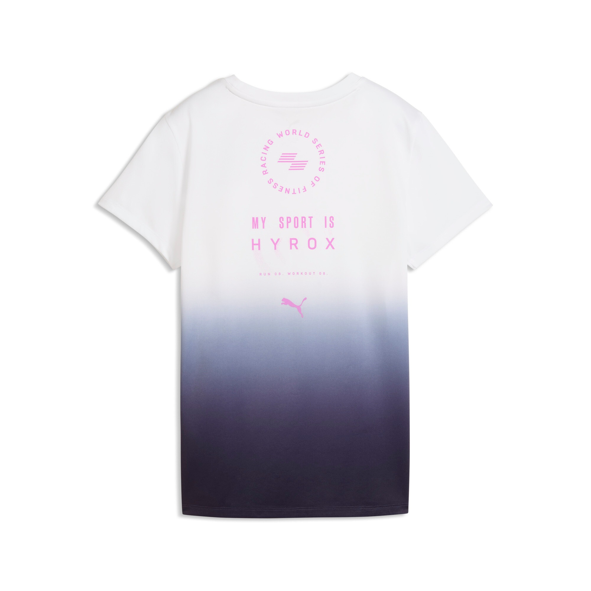 PUMA Trainingsshirt »W  X HYROX POLY GRAPHIC TEE« Regular Fit, kurze Ärmel, für Fitness, atmungsaktives Material
