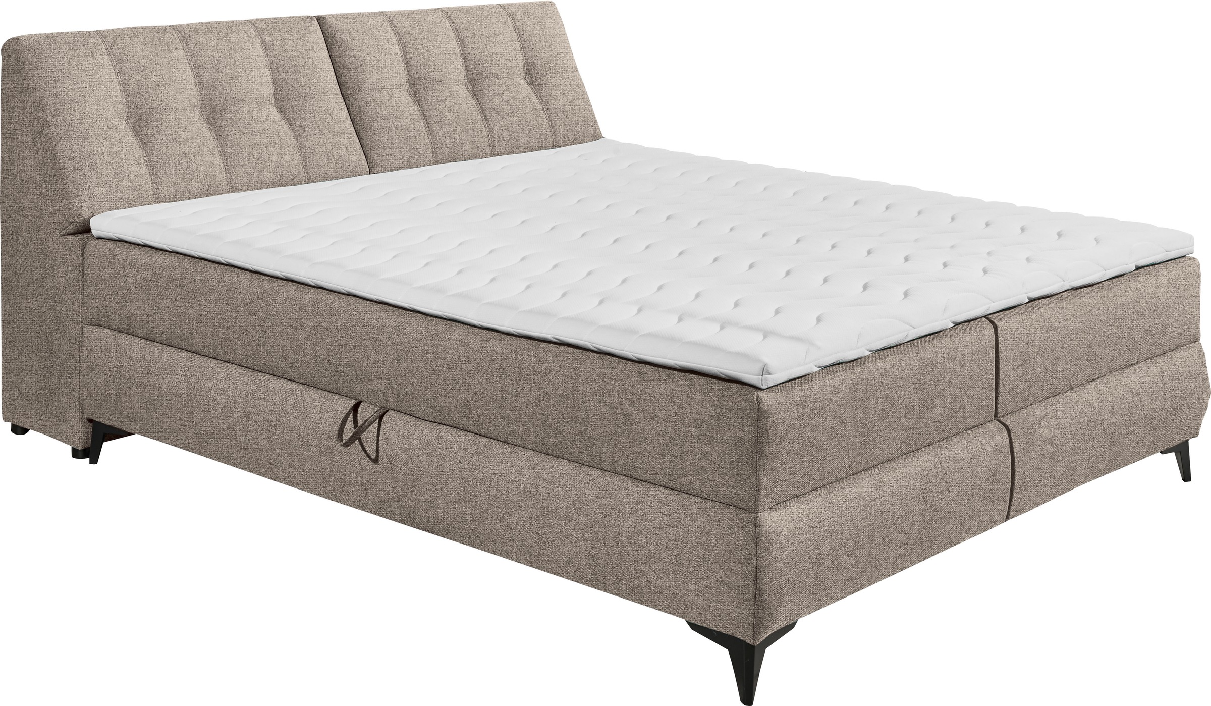 ED EXCITING DESIGN Boxbett "Atlantis", mit Bettkasten und Stauraum im Kopft günstig online kaufen