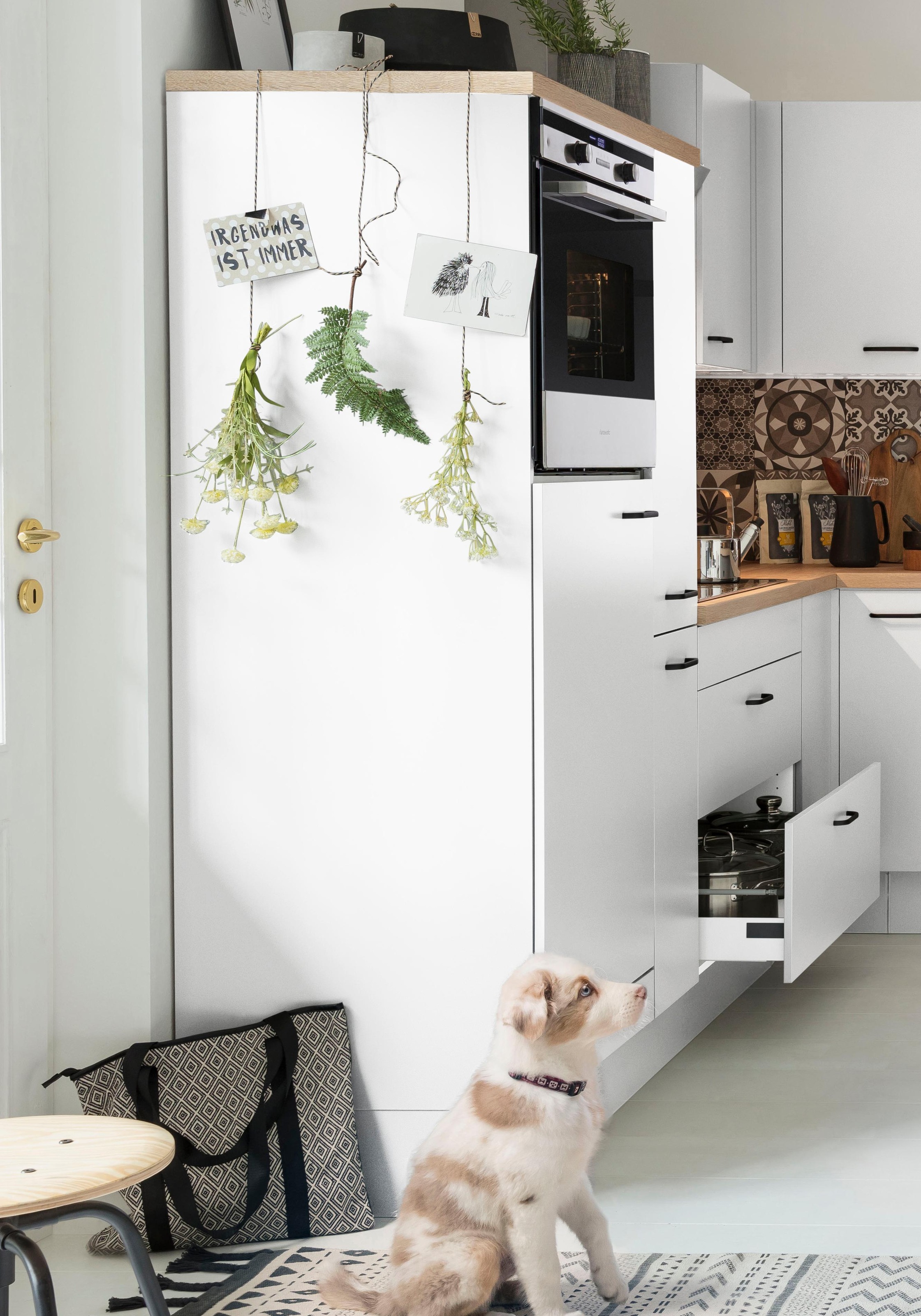 OPTIFIT Backofen/Kühlumbauschrank »Elga« mit Soft-Close-Funktion, höhenverstellbaren Füßen, Breite 60 cm