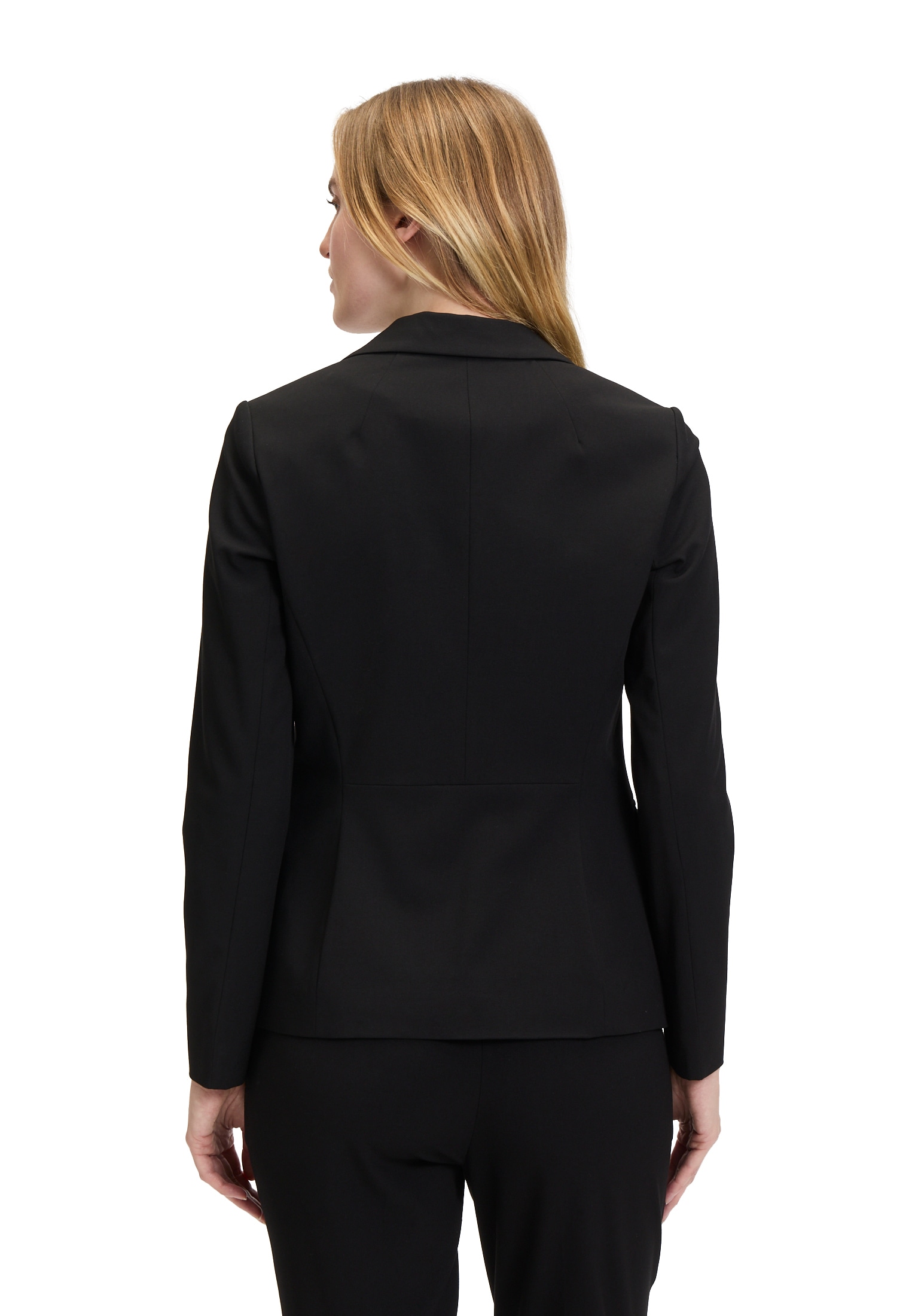 Betty&Co Longblazer »Betty & Co Klassischer Blazer mit Taschen«, Druckfutter