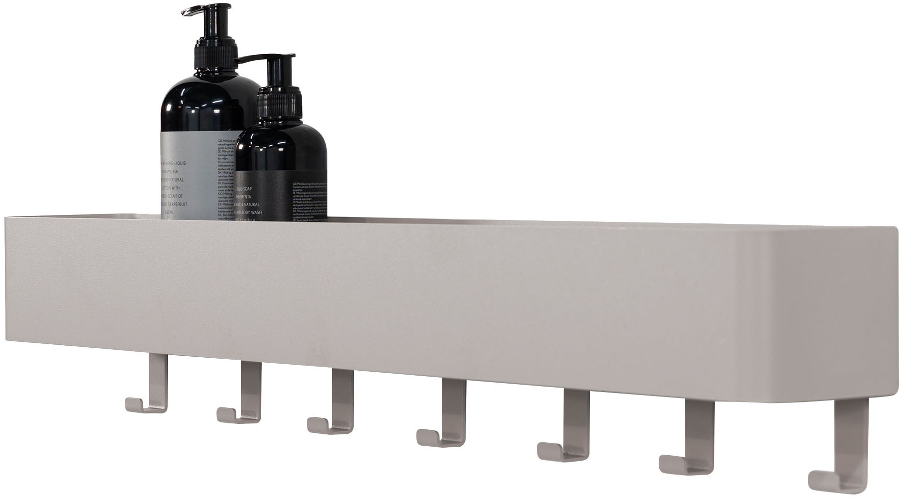 Spinder Design Garderobenhaken »Multi 7« 2-in-1 Wandregal + Garderobe