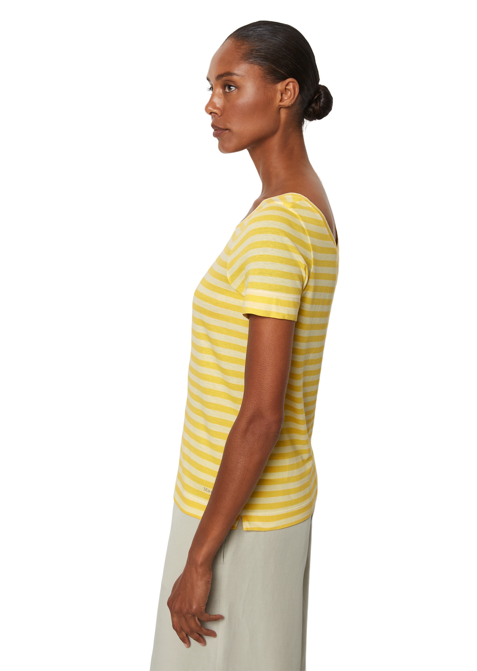 Marc O'Polo T-Shirt »mit Ballerina-Ausschnitt«