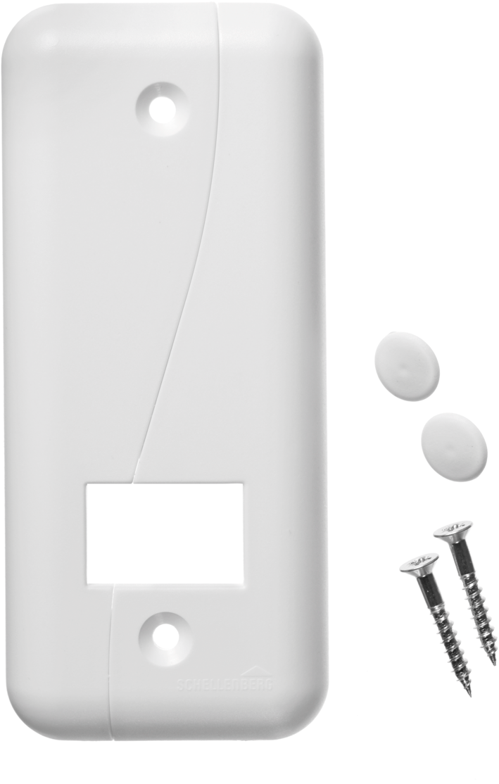 SCHELLENBERG Gurtwickler-Abdeckplatte »Duo Maxi, 10,5 cm Lochabstand, langlebig aus Kunststoff«, Rollladen Abdeckblenden für Gurtwickler und Einlasswickler