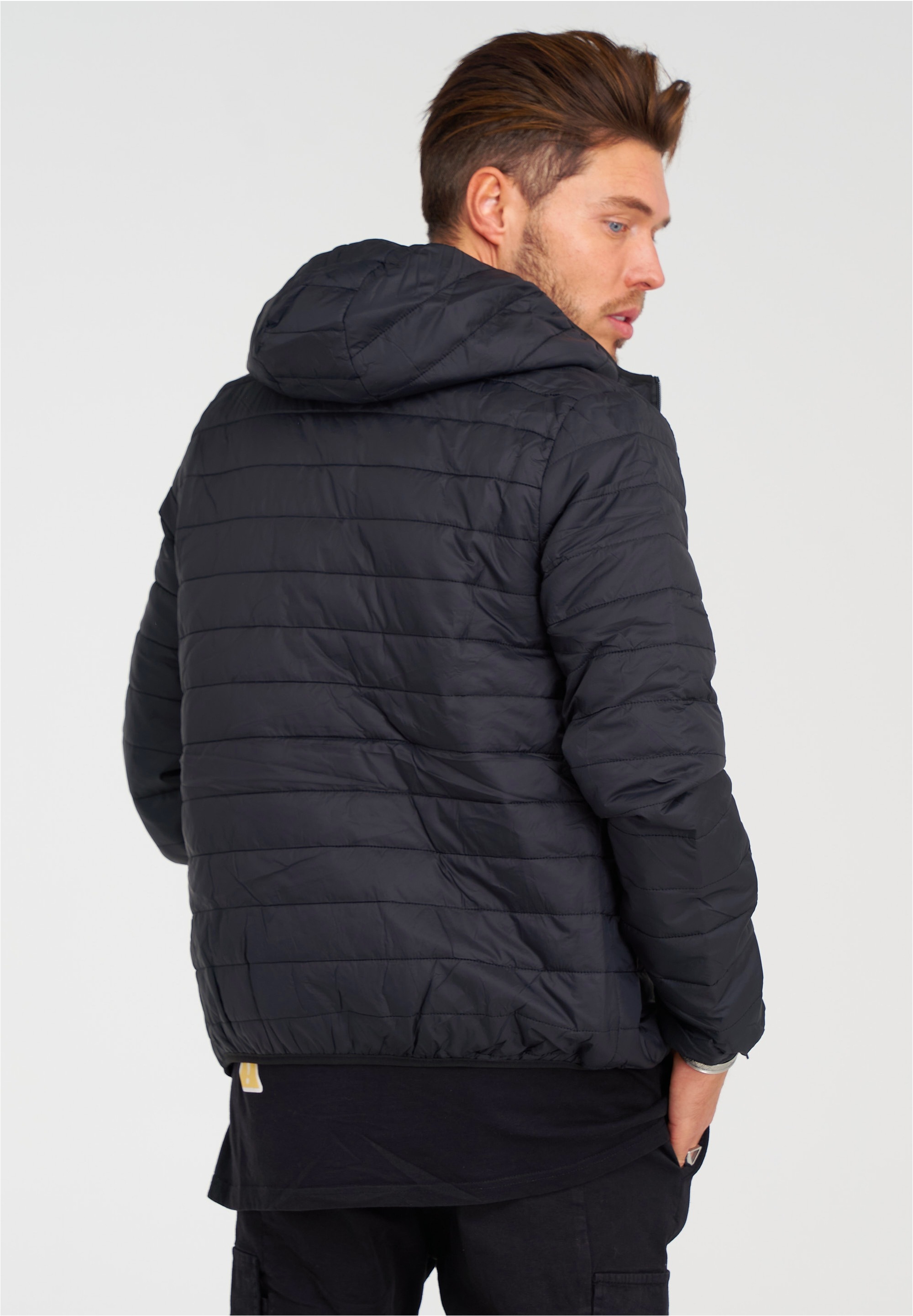 behype Steppjacke "JANNOS", mit wärmender Kapuze günstig online kaufen