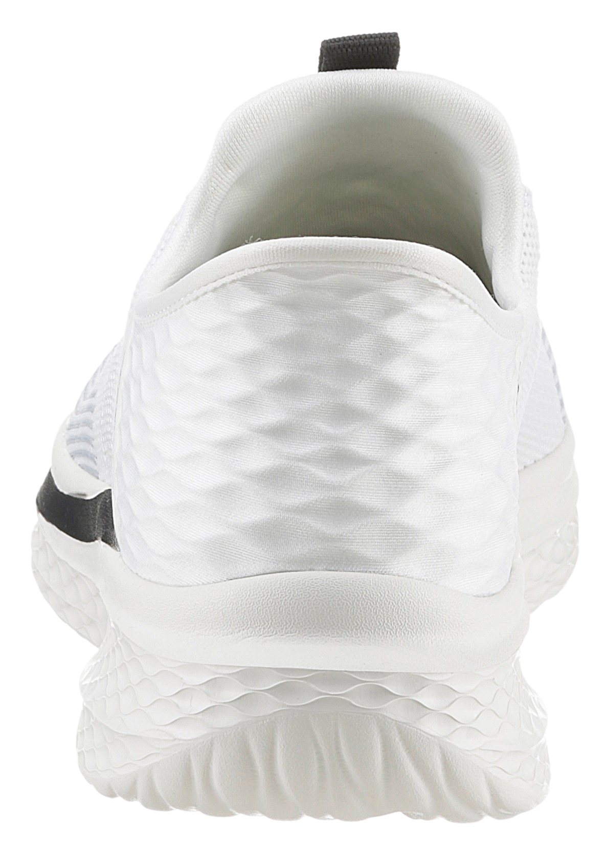 Skechers Slip-On Sneaker »SLADE-QUINTO«, Slipper, Freizeitschuh mit dezenten Kontrastbesatz