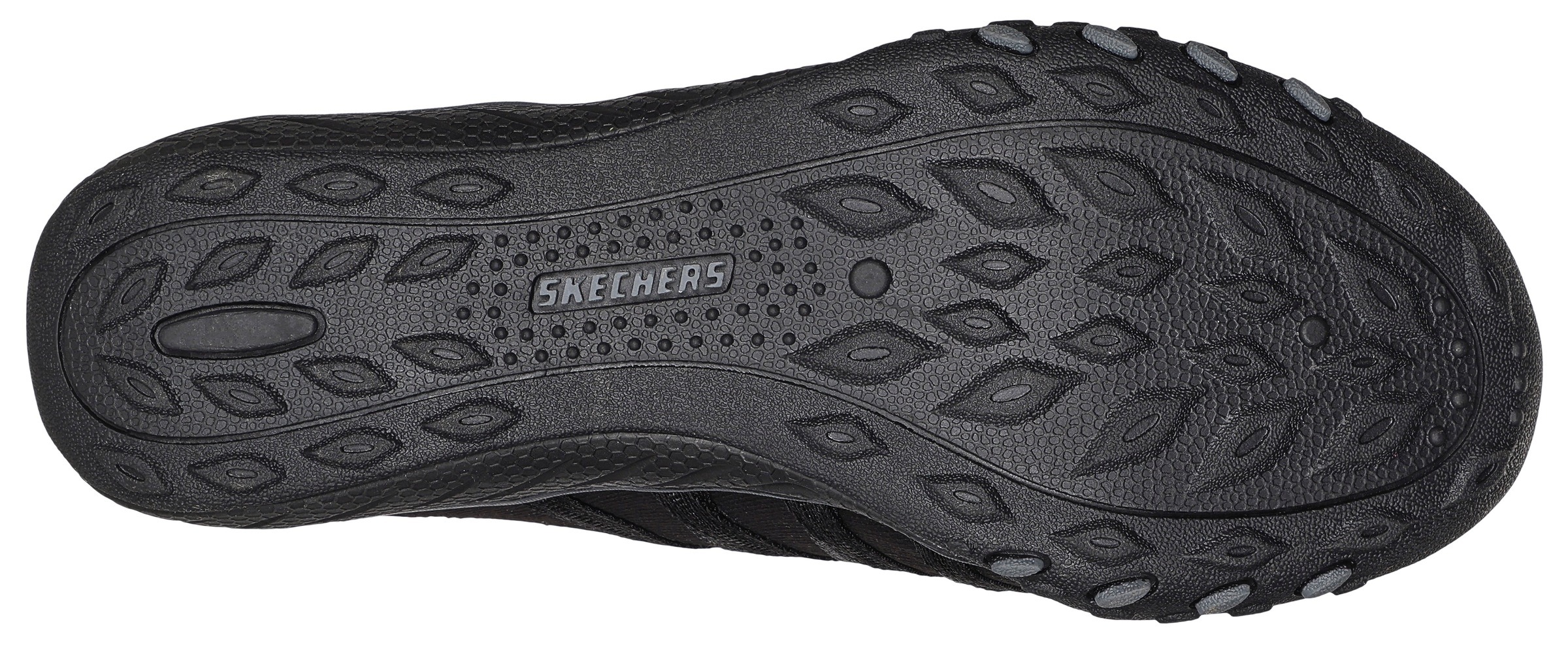 Slip-On Sneaker SKECHERS "BREATHE-EASY-ROLL-WITH-ME", Damen, Gr. 35, schwarz (schwarz, uni), Textil, Schuhe, Freizeitschuh für Maschinenwäsche geeignet 2