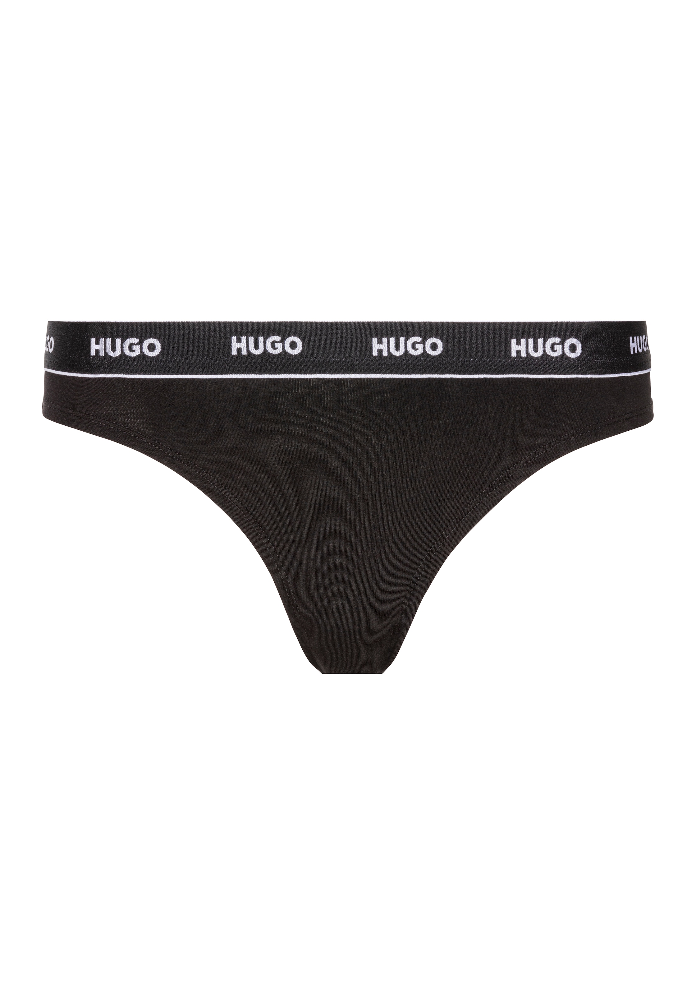 HUGO Underwear String »TRIPLET THONG DESIGN«, (Set, 3 St., 3), mit Logobund