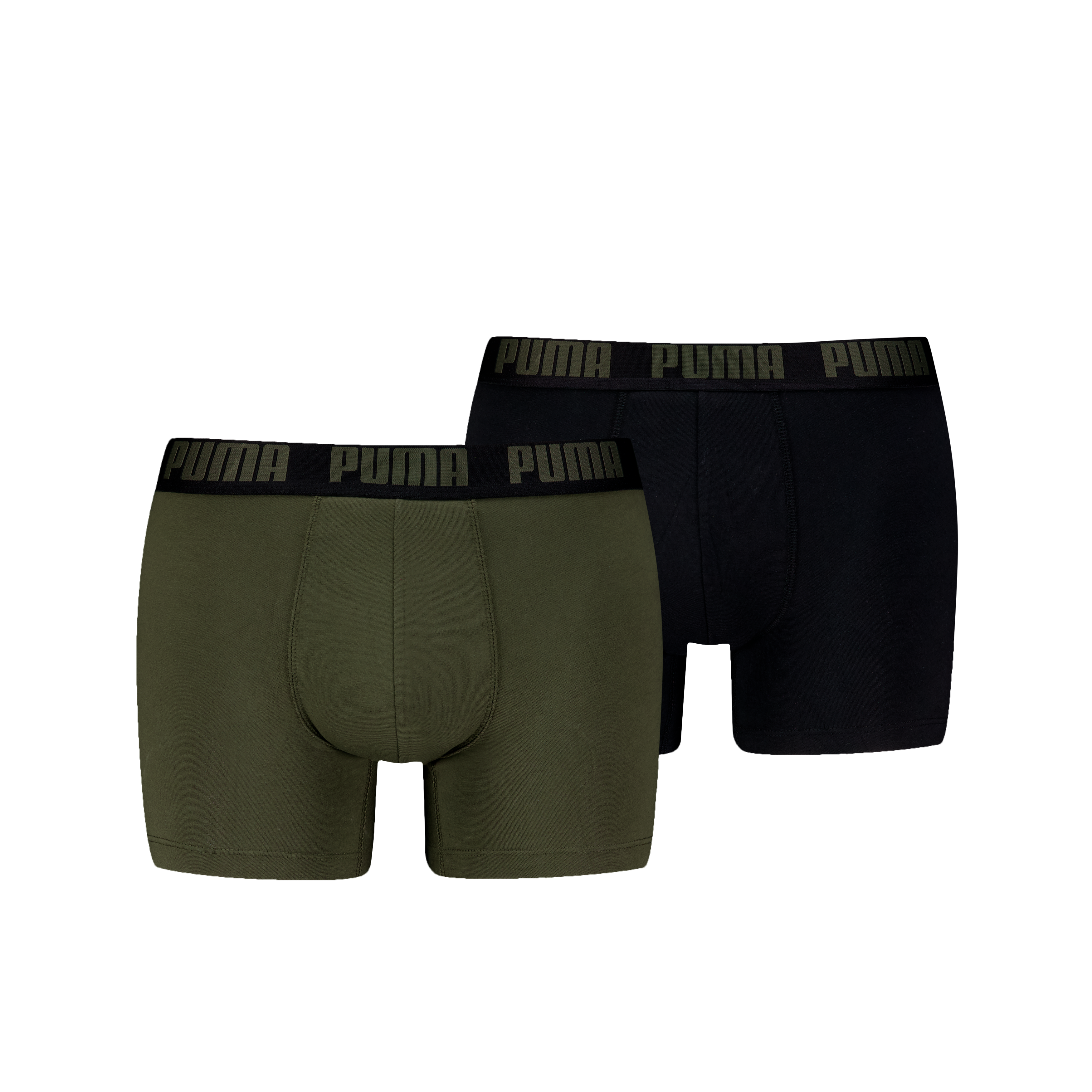 PUMA Boxershorts "PUMA MEN EVERYDAY BASIC BOXERS 2P" mit Logobund