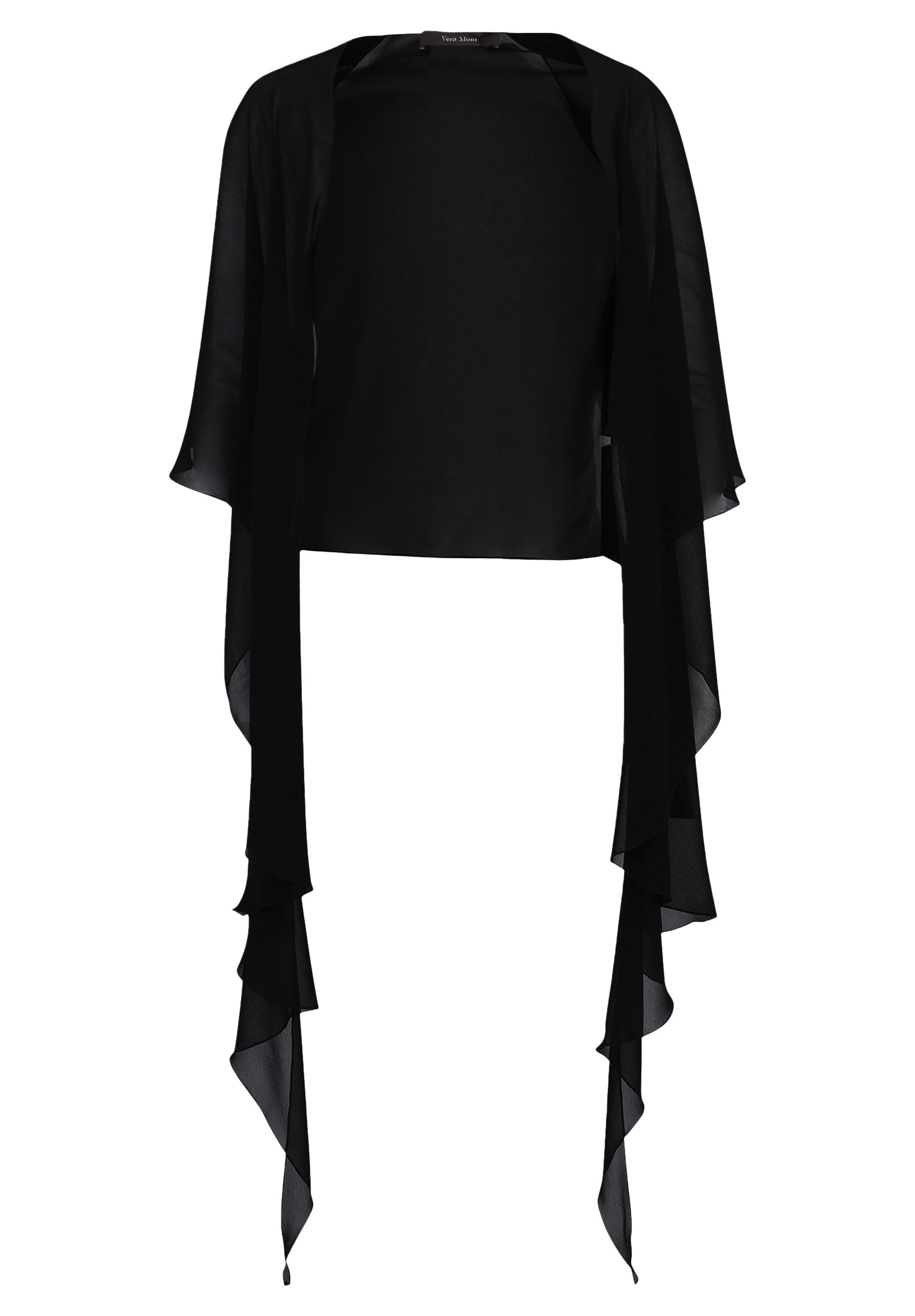 Vera Mont Multifunktionstuch "Vera Mont Damen Chiffonstola mit Volant", Nah günstig online kaufen