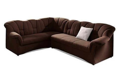 DOMO collection Ecksofa »Papenburg B/T/H: 242/190/84 cm L-Form«, wahlweise mit Bettfunktion, Langer Schenkel links oder rechts