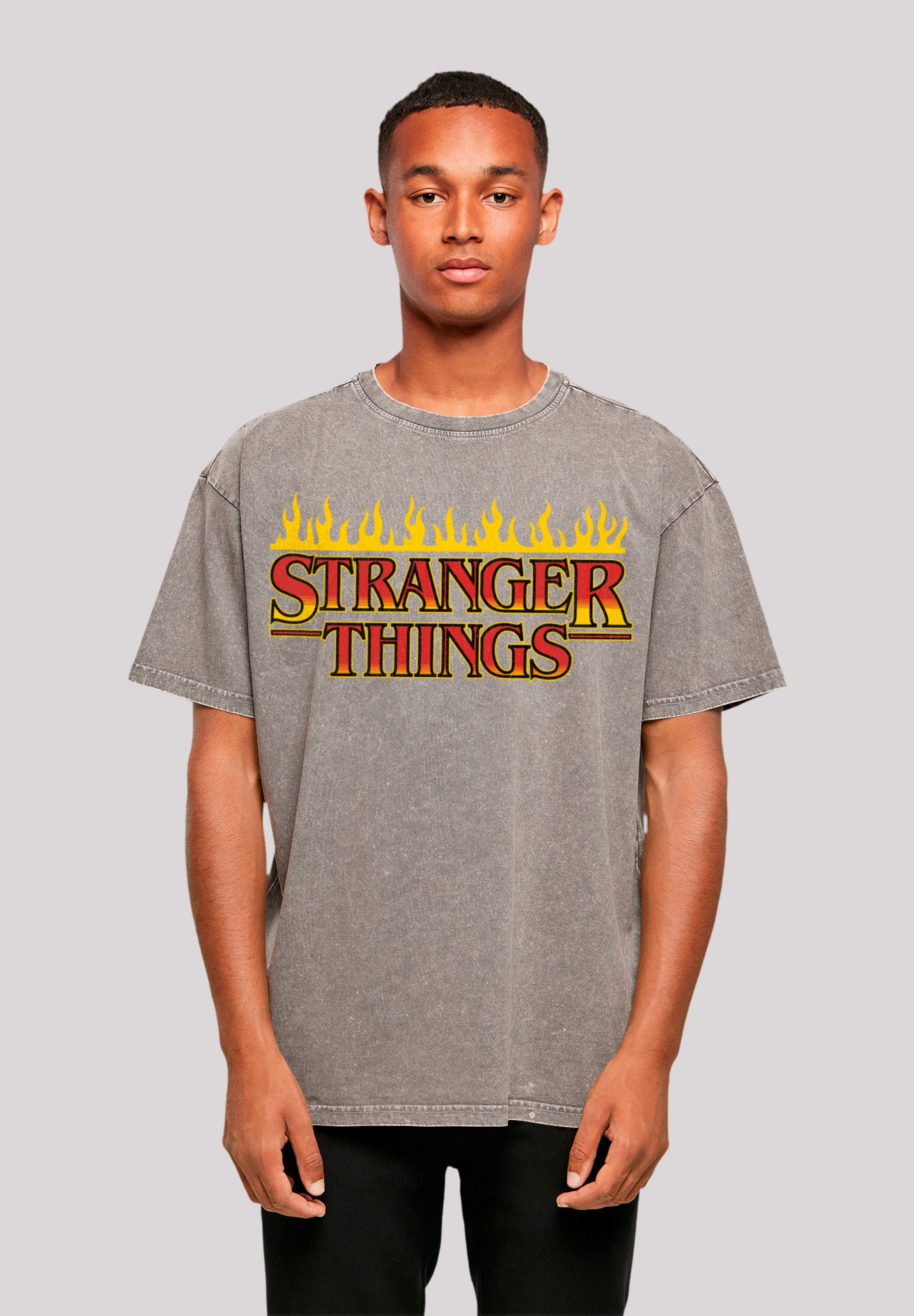 F4NT4STIC T-Shirt "Stranger Things Fire Logo Men Netflix TV Series", Premiu günstig online kaufen