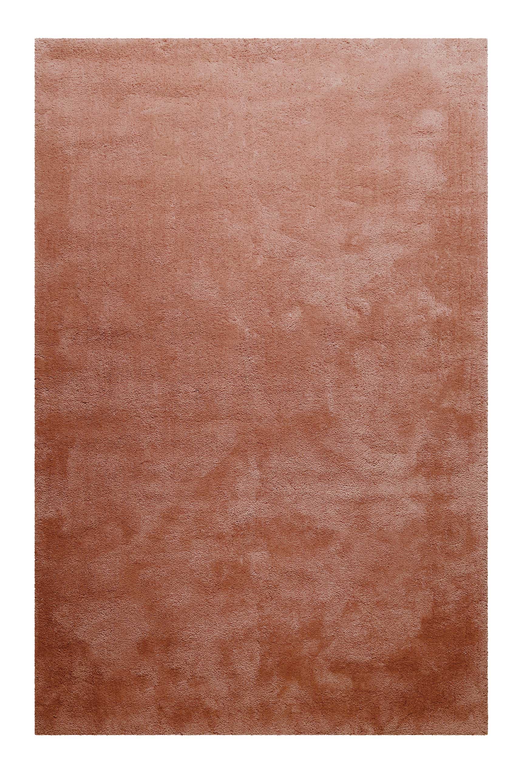 Teppich HOMIE LIVING "Pisa", braun (cognac), B:200cm H:25mm L:290cm, Polyester, Teppiche, Teppich, Hochflor, Microfaser, uni, weich, Shaggy, Wohnzimmer, Schlafzimmer